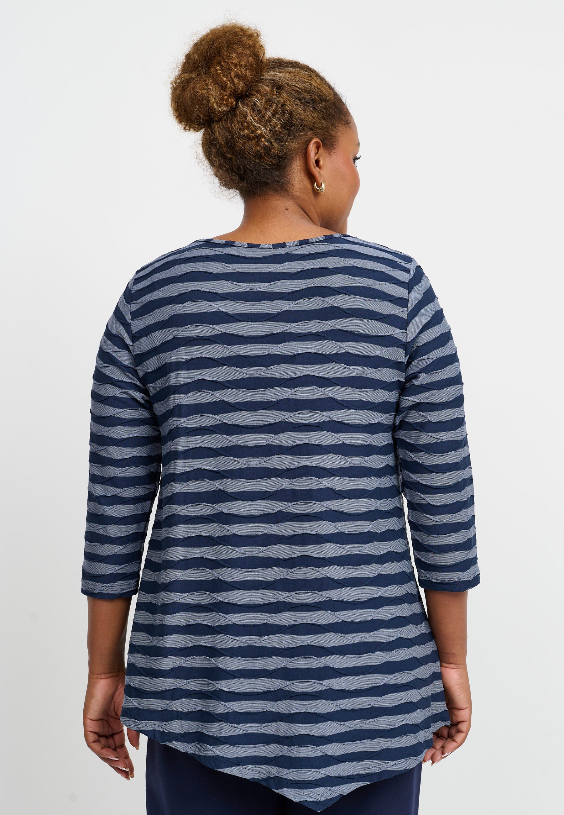 Pont Neuf PNMagrethe Bluser 5555 Steel Blue