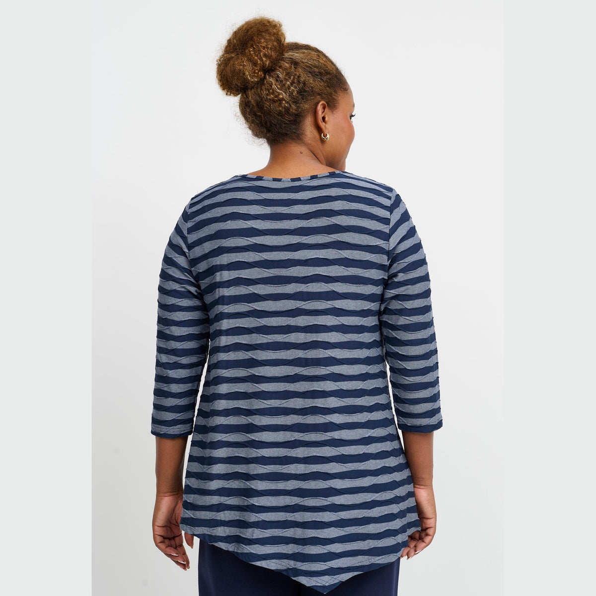 Pont Neuf PNMagrethe Bluser 5555 Steel Blue