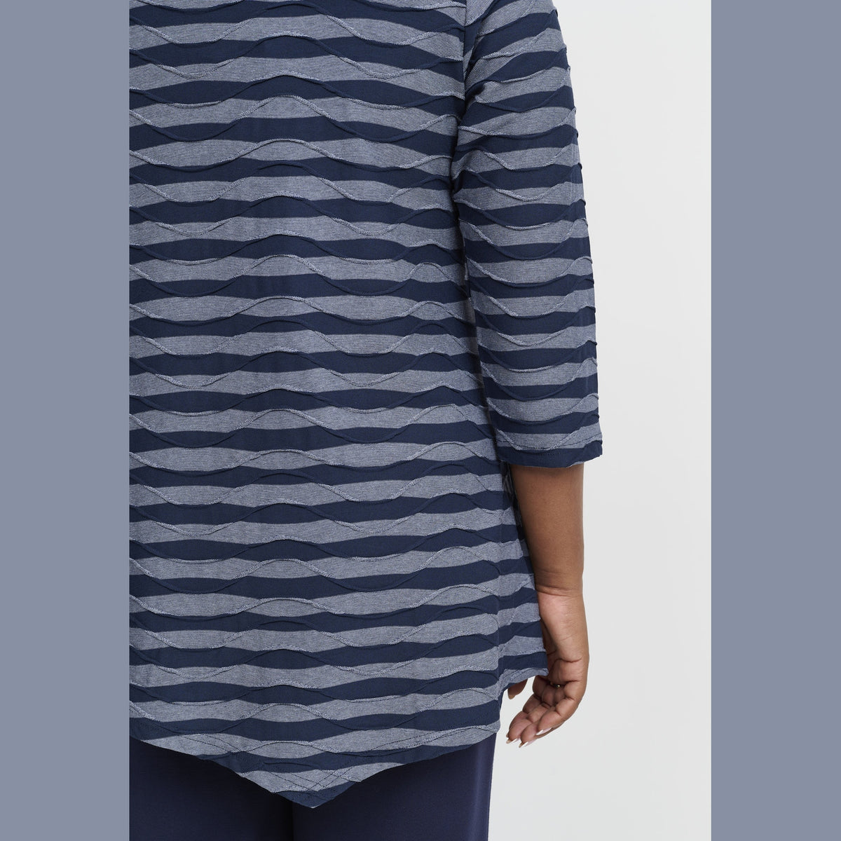 Pont Neuf PNMagrethe Bluser 5555 Steel Blue