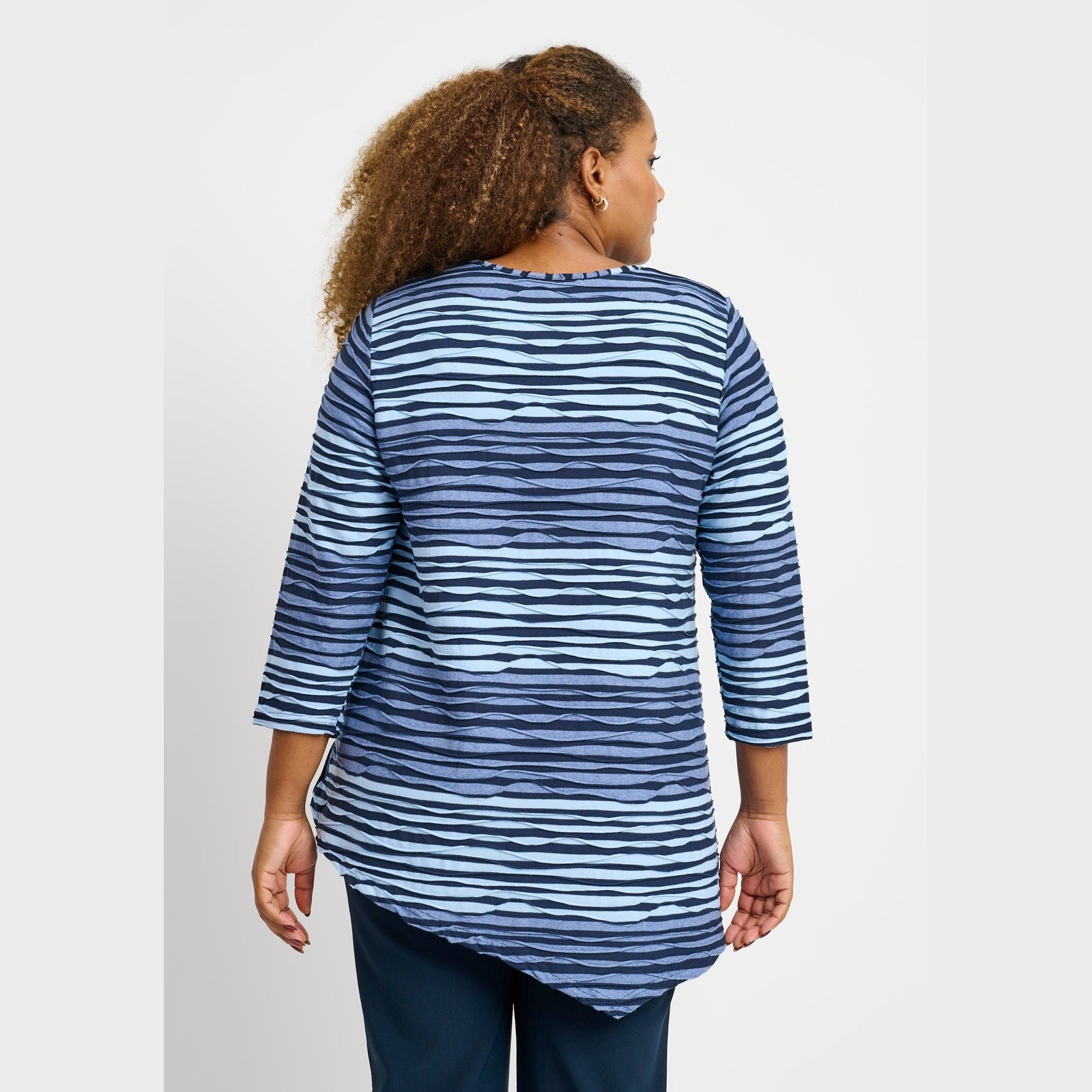 Pont Neuf PNMagrethe Bluser 5300 Cornflower Blue