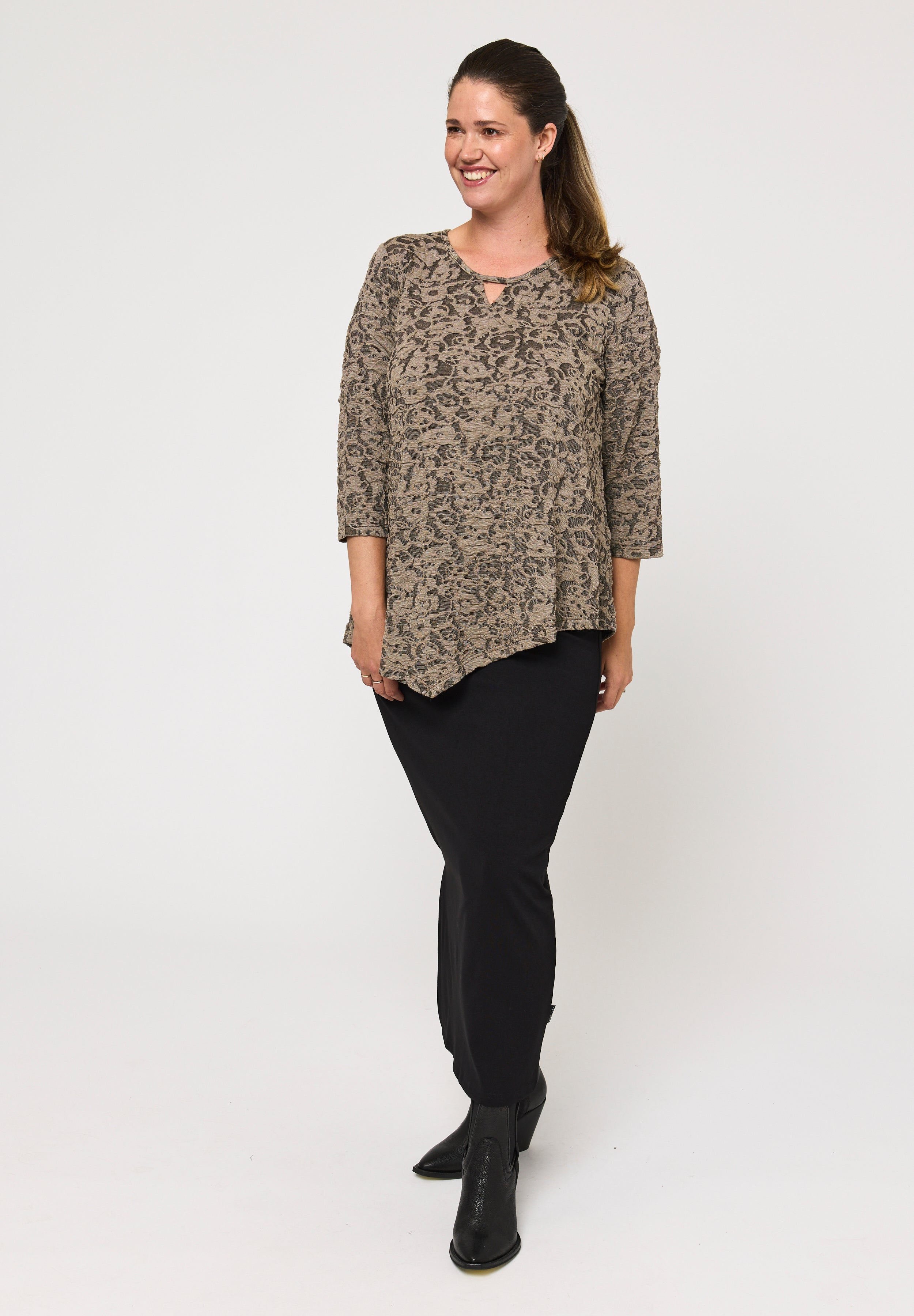 Pont Neuf PNMagrethe Bluser 1300 Taupe