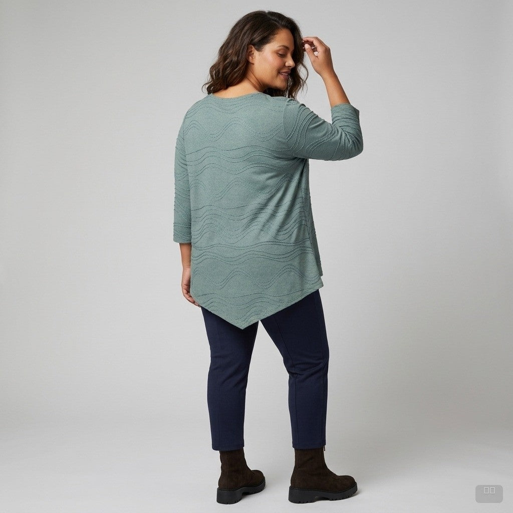 Pont Neuf PNMagrethe Bluser 3350 Faded green