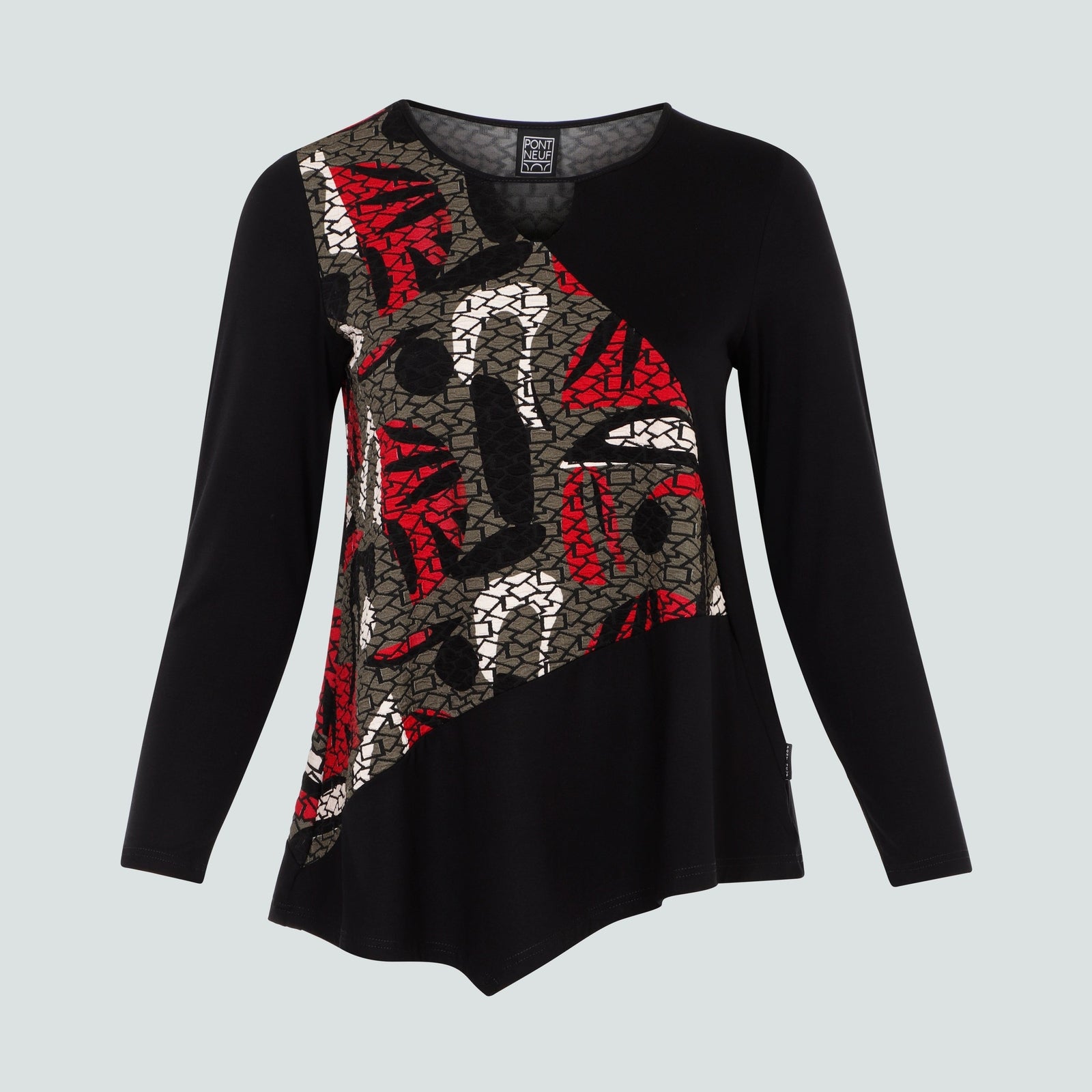 Pont Neuf PNMagrethe-Mie Bluser 354 Warm Red