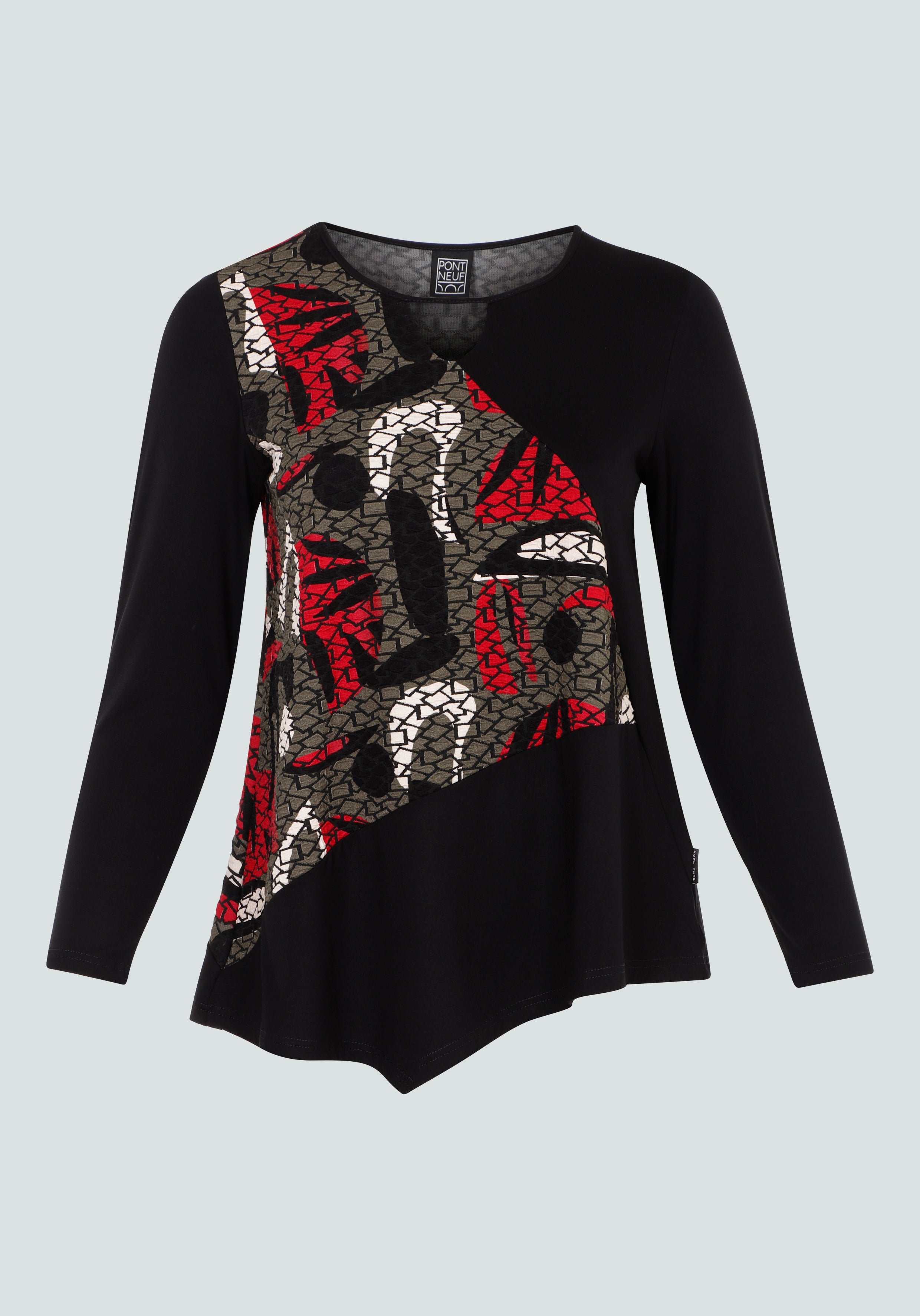 Pont Neuf PNMagrethe-Mie Bluser 354 Warm Red