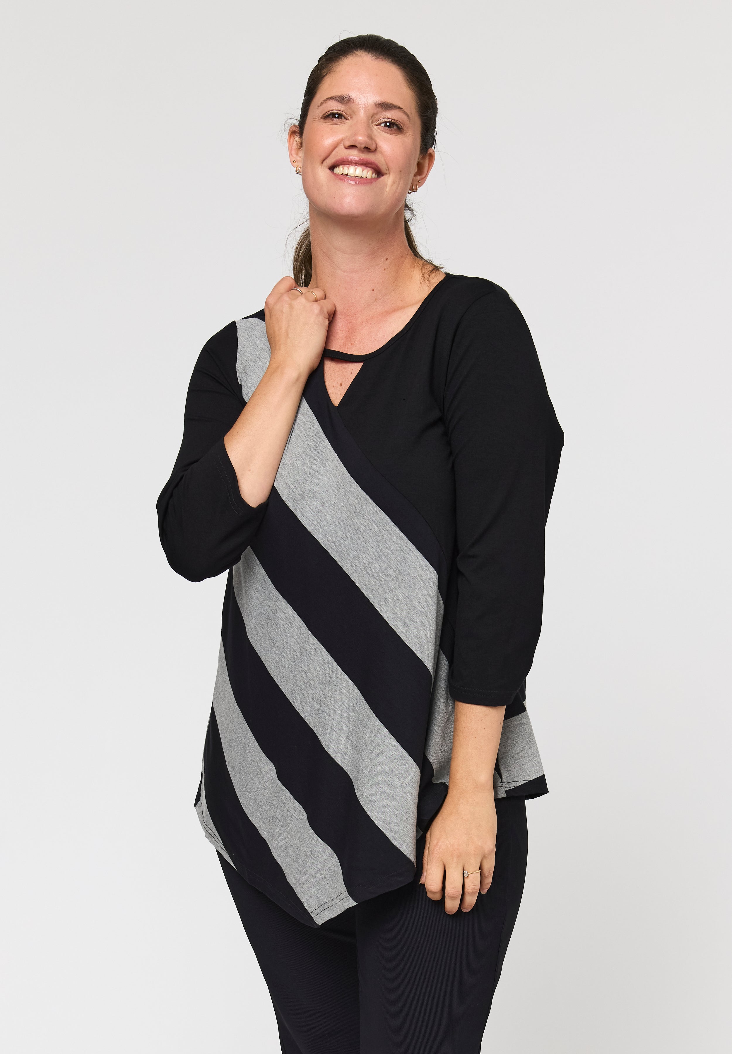 Pont Neuf PNMagrethe Toppe 913 Grey melange