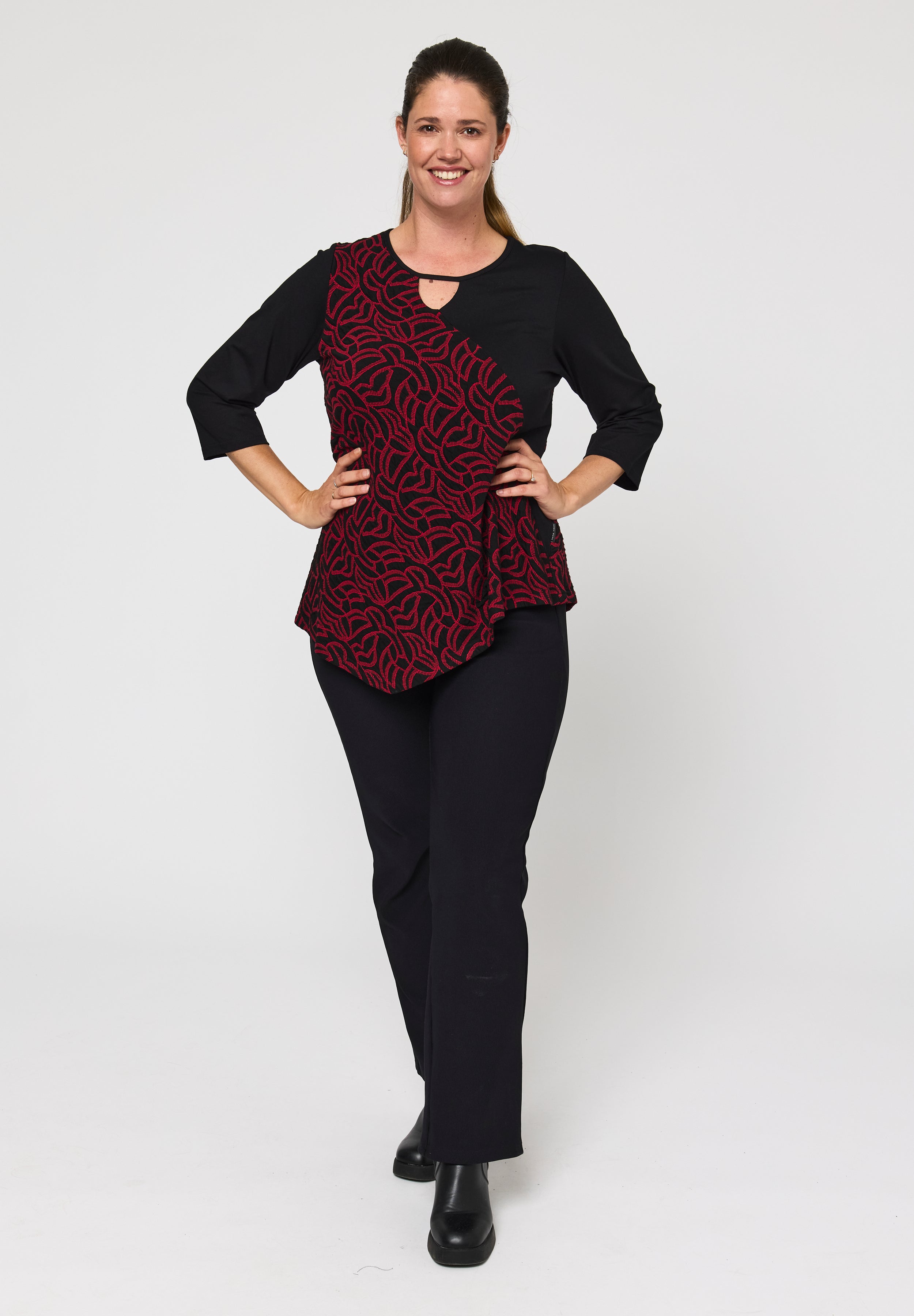 Pont Neuf PNMagrethe Tunikaer 2600 Deep Red