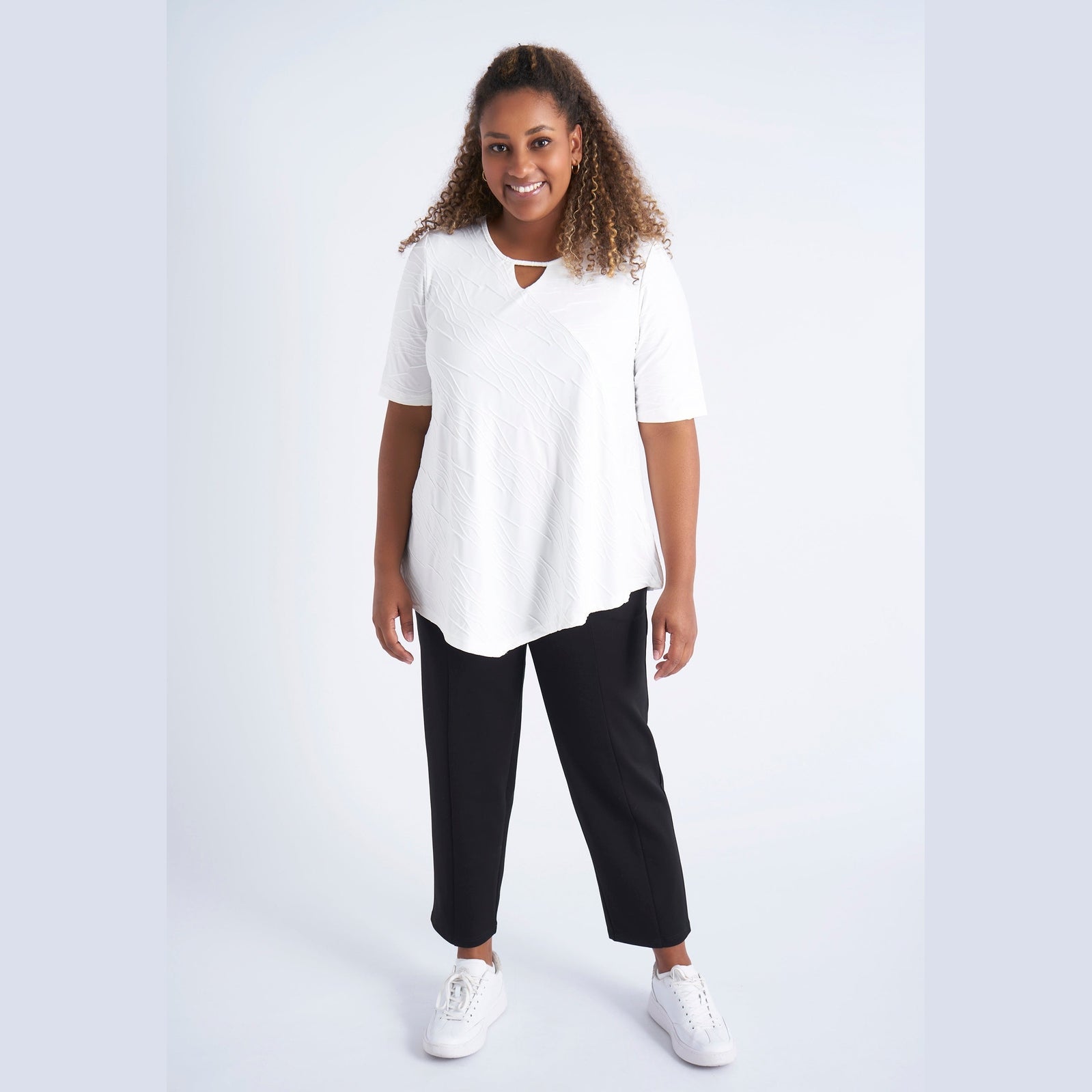 Pont Neuf PNMagrethe Ava Bluser 101 White