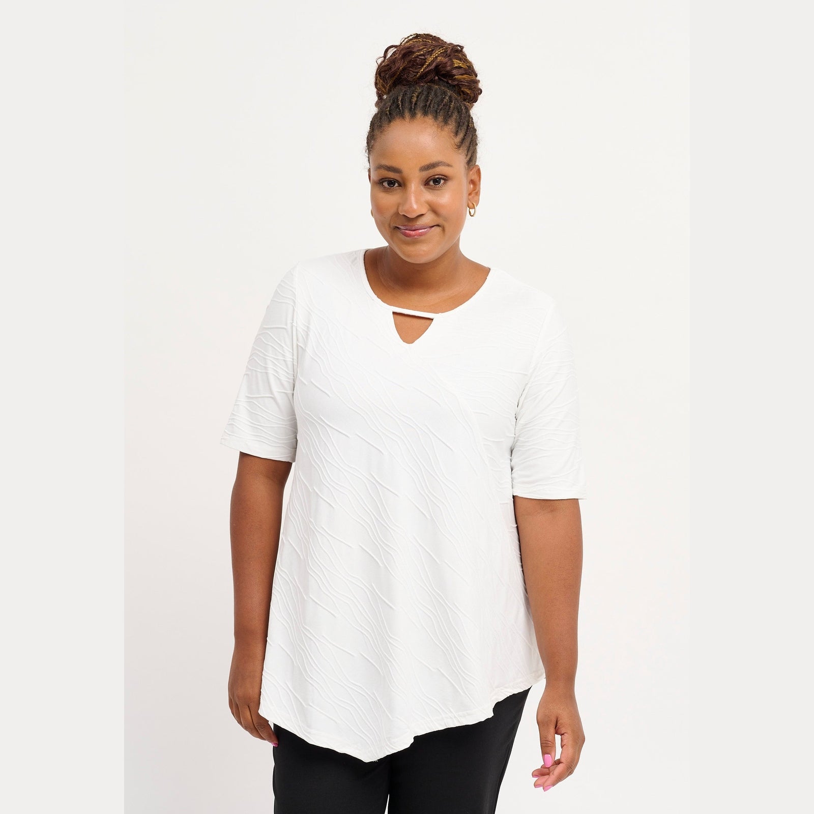 Pont Neuf PNMagrethe Ava Bluser 101 White