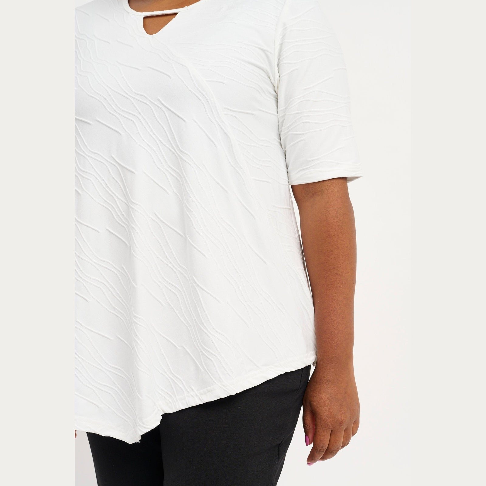 Pont Neuf PNMagrethe Ava Bluser 101 White