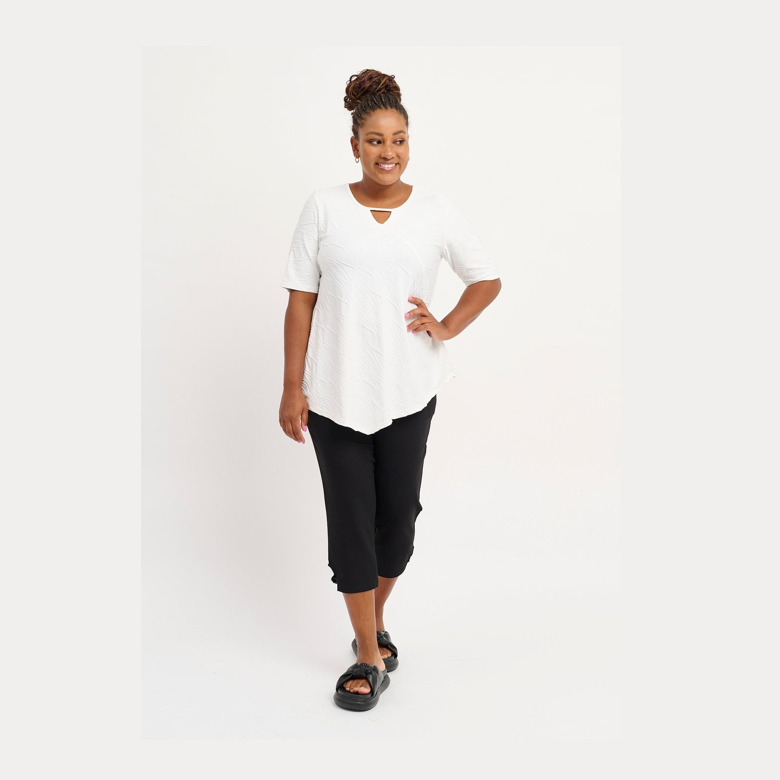 Pont Neuf PNMagrethe Ava Bluser 101 White