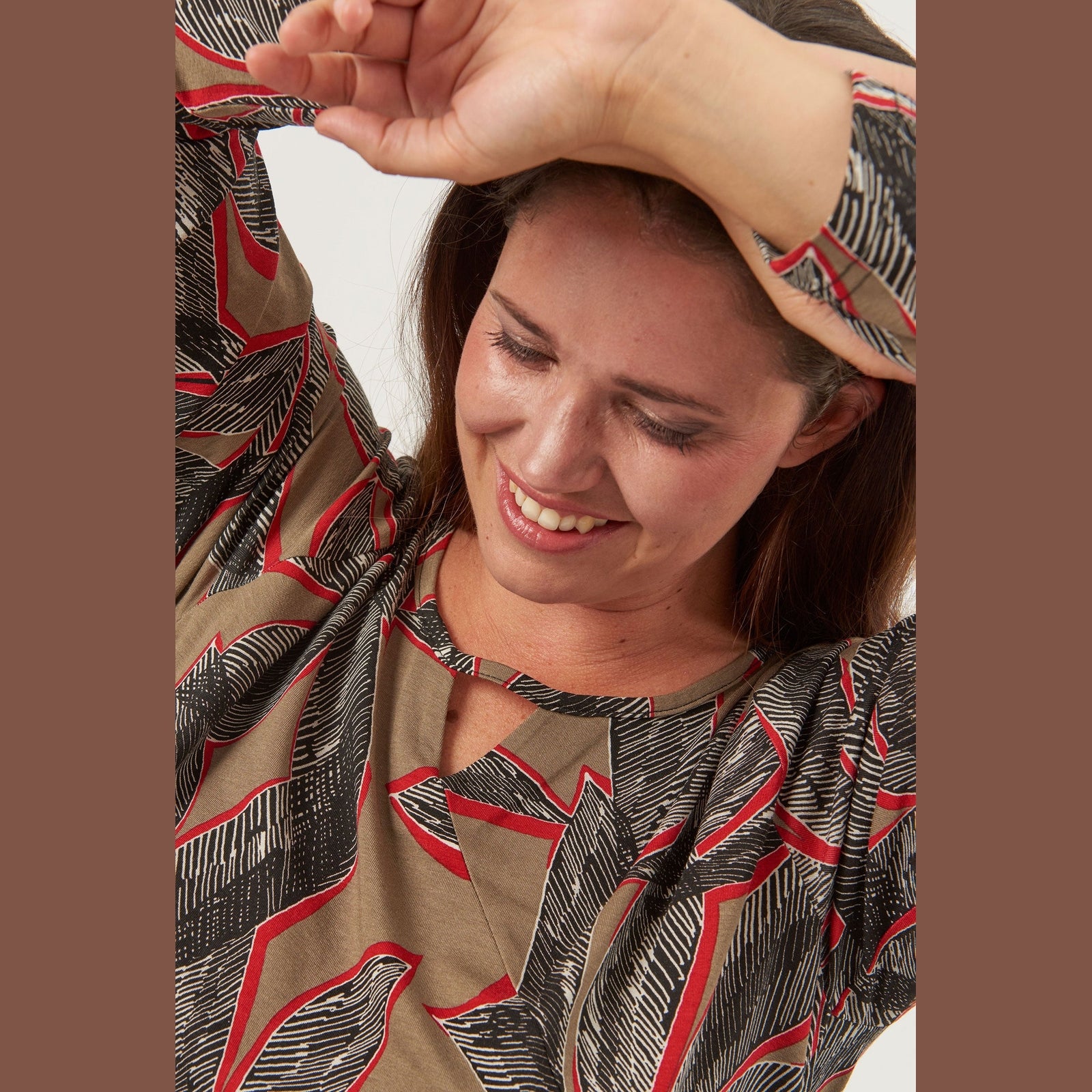 Pont Neuf PNMagrethe Mie Bluser 113 Taupe