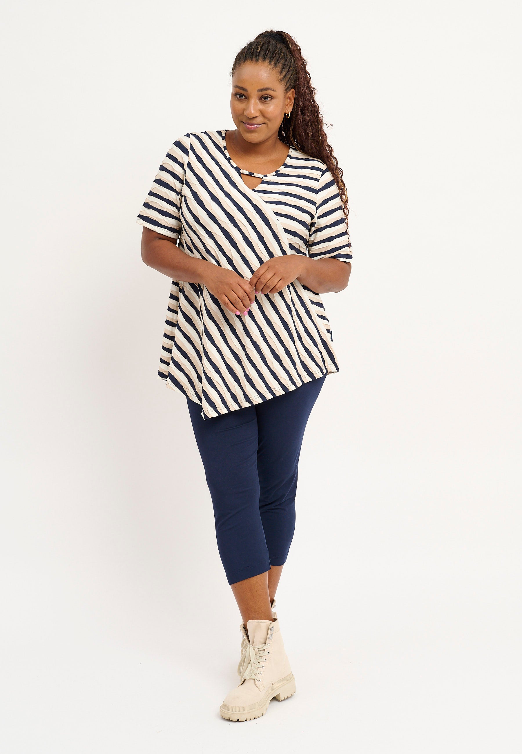 Pont Neuf PNMagrethe Sia Bluser 5999 NAVY BLUE