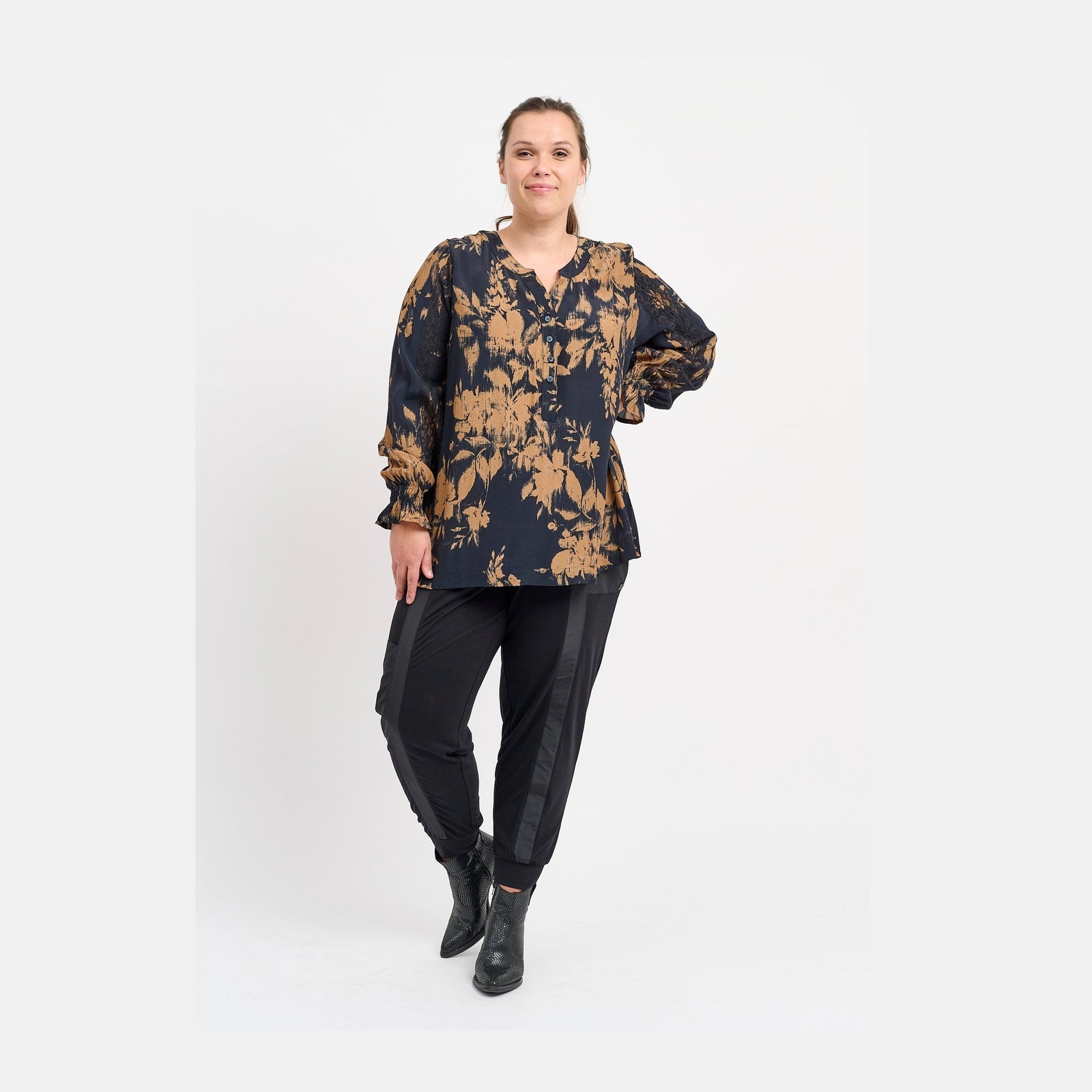 Pont Neuf PNMasja Bluser 4901 Warm Ochre