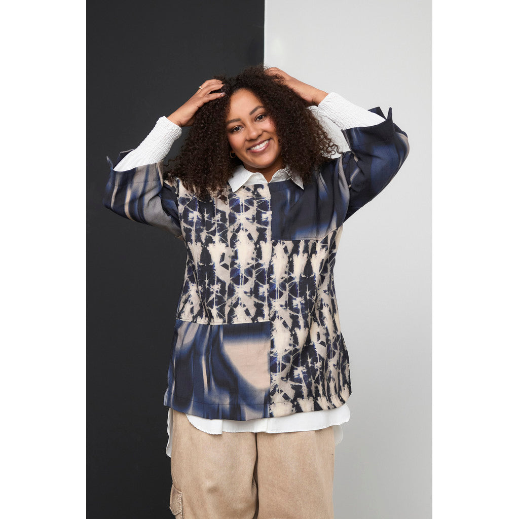 Pont Neuf PNMedigan Bluser 5950 Midnight Blue