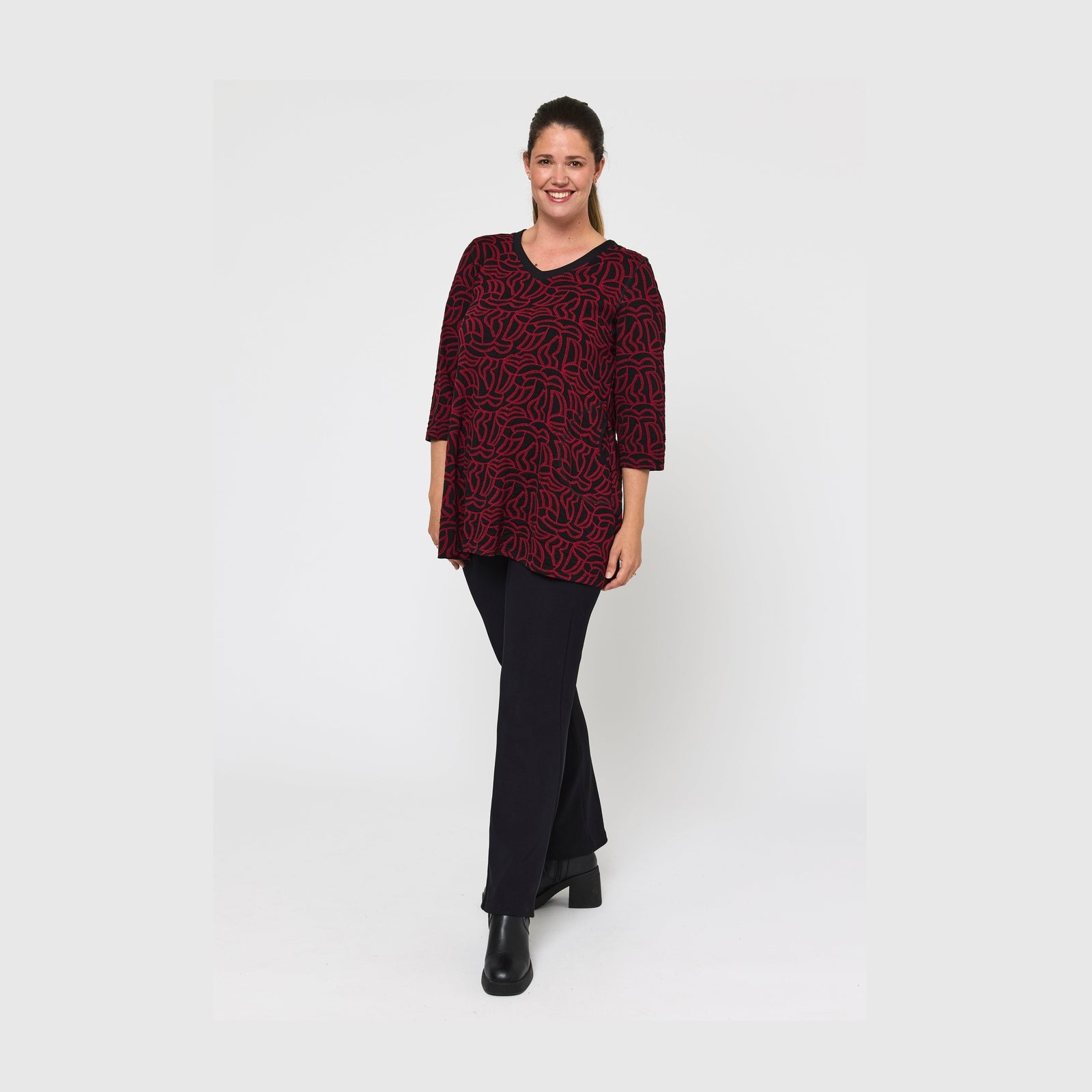 Pont Neuf PNMelina Tunikaer 2600 Deep Red