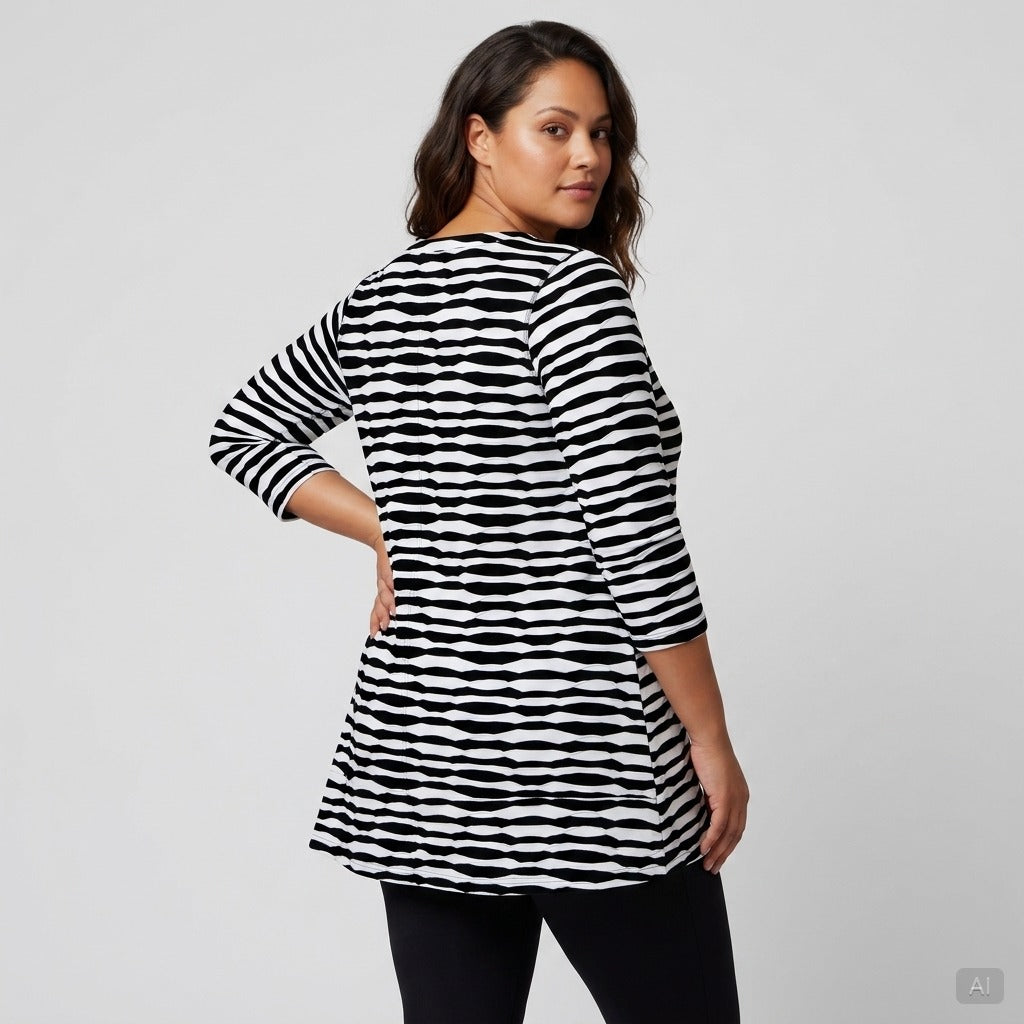 Pont Neuf PNMelina Tunikaer 805 Black/white