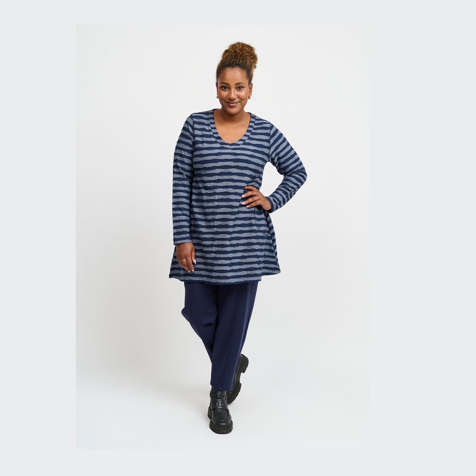 Pont Neuf PNMelina Mie Tunikaer 5555 Steel Blue