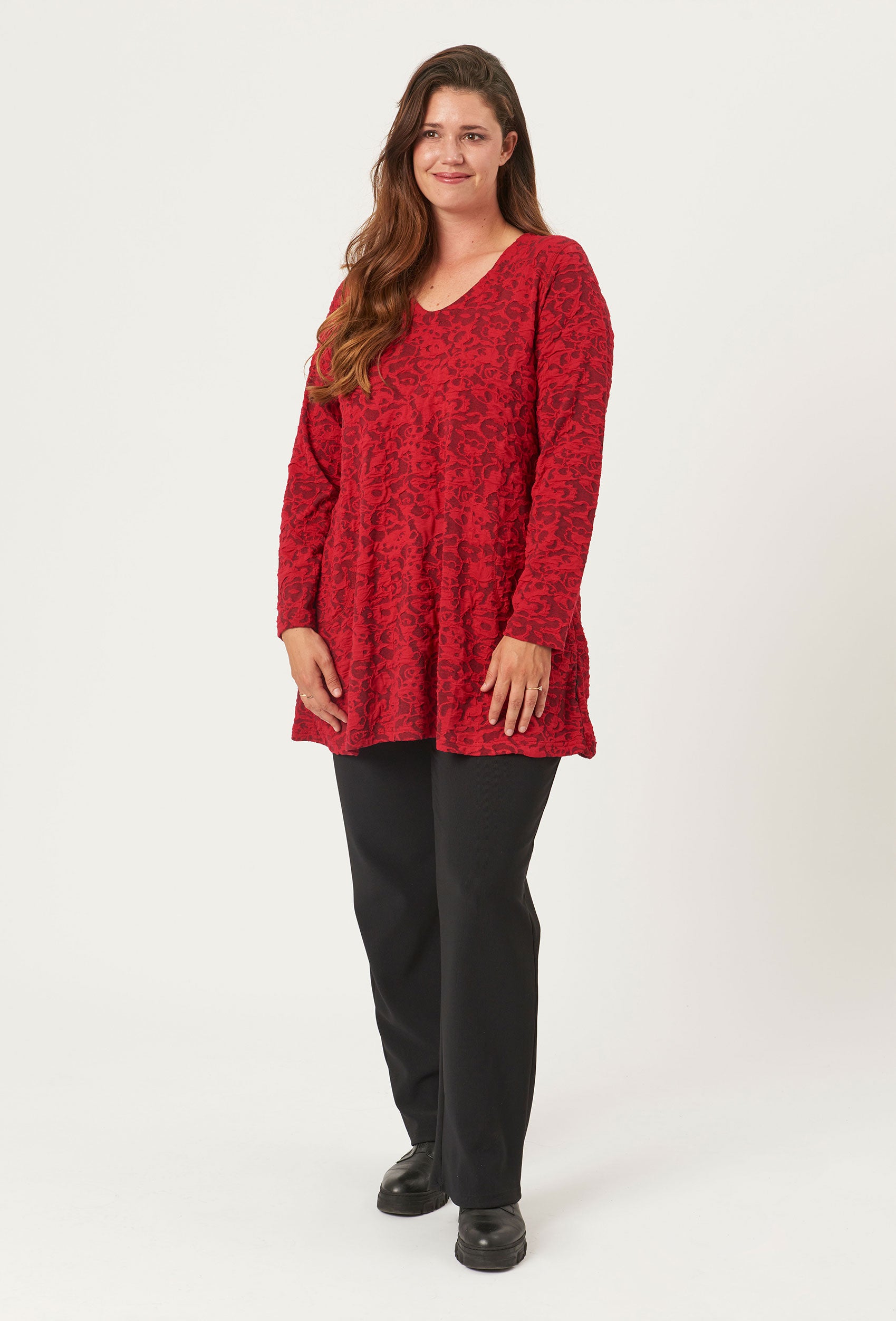 Pont Neuf PNMelina Mie Tunikaer 354 Warm Red
