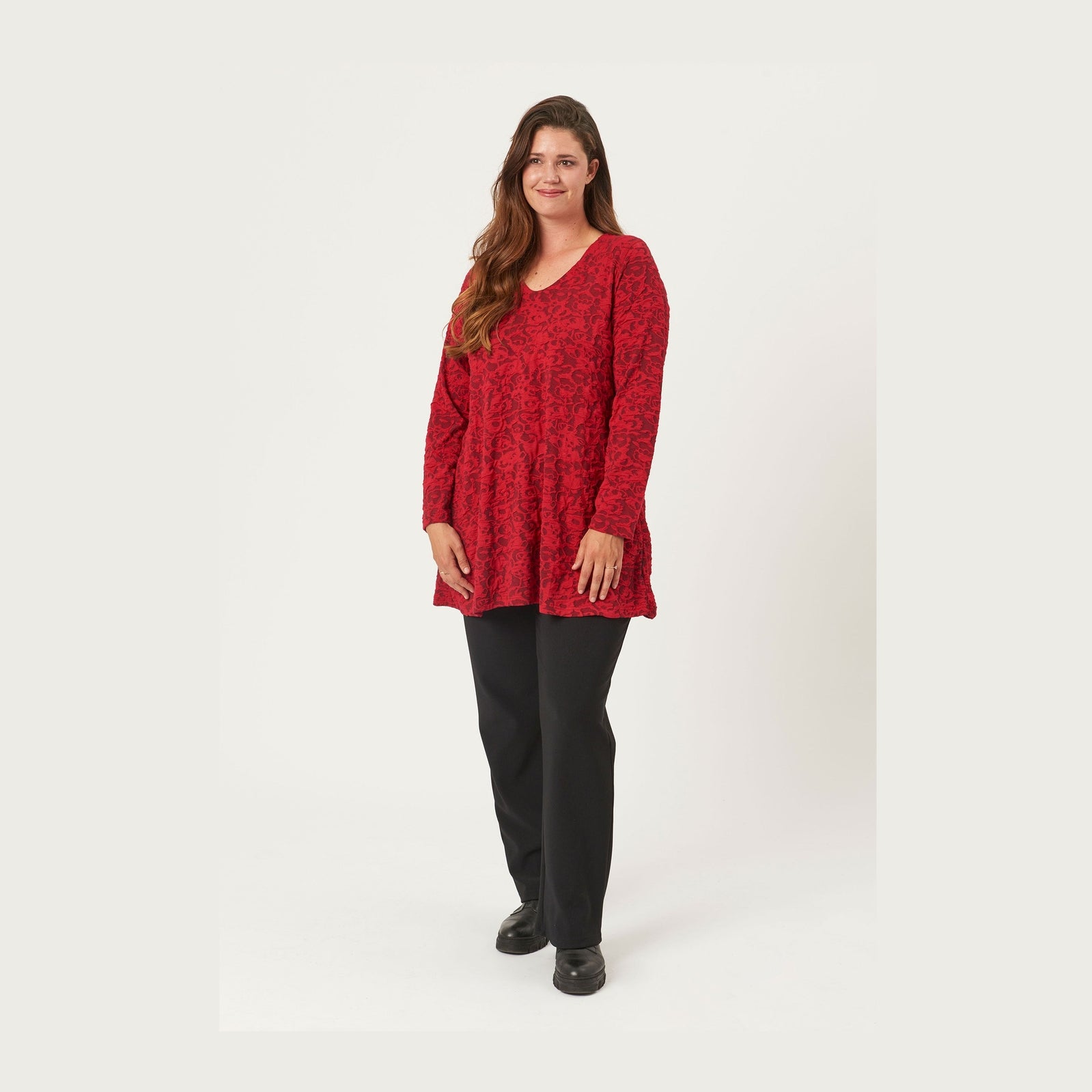 Pont Neuf PNMelina Mie Tunikaer 354 Warm Red