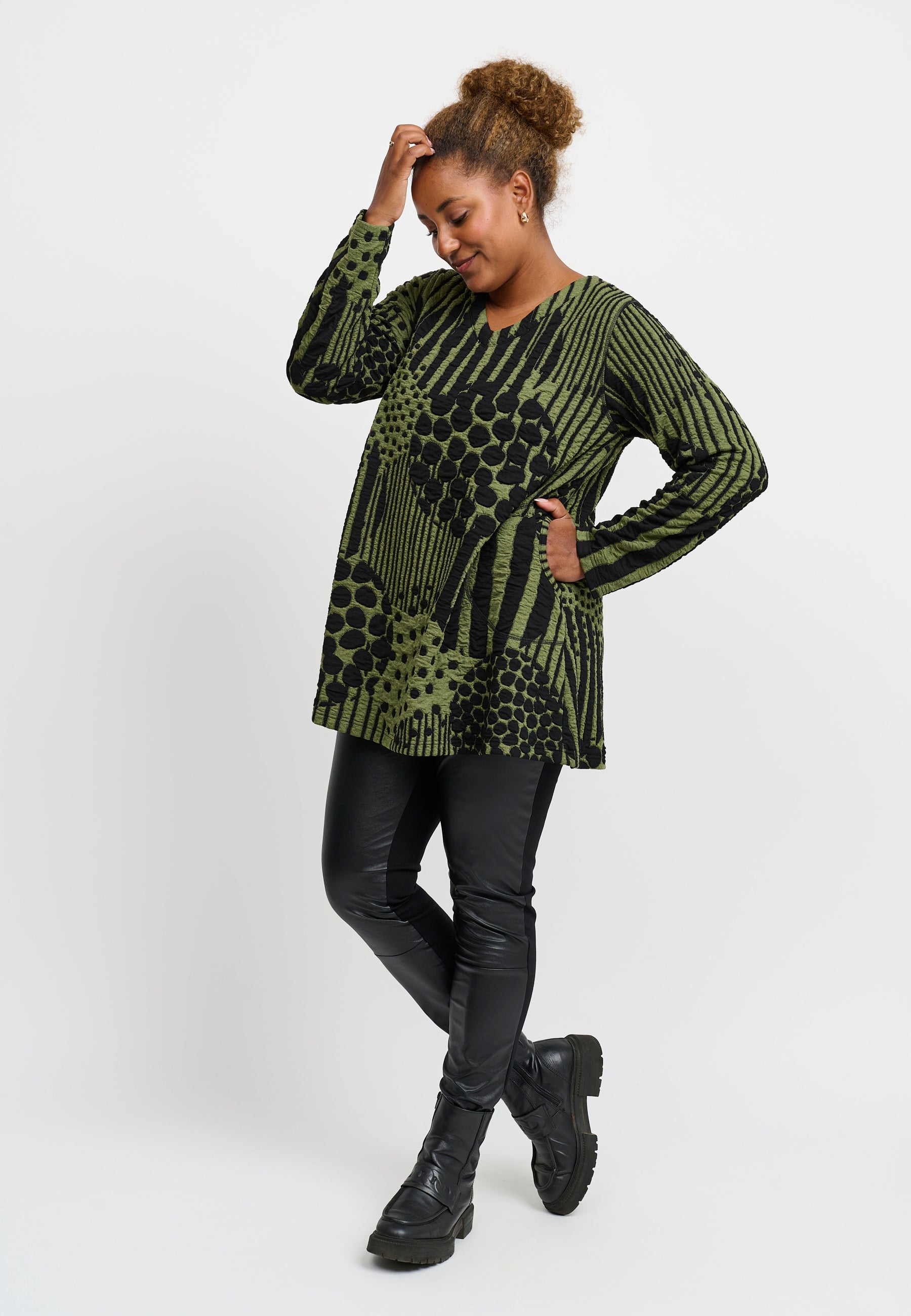 Pont Neuf PNMelina Mie Tunikaer 3620 Forest Green