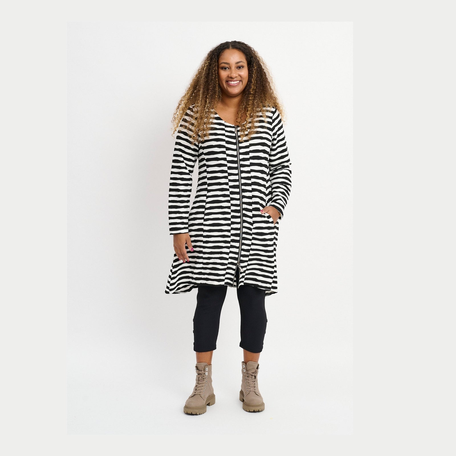 Pont Neuf PNMelissa Cardigan 805 Black/white