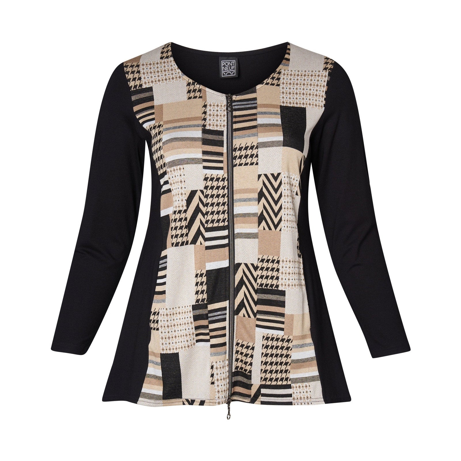 Pont Neuf PNMelissa Short Cardigan 1200 SAND