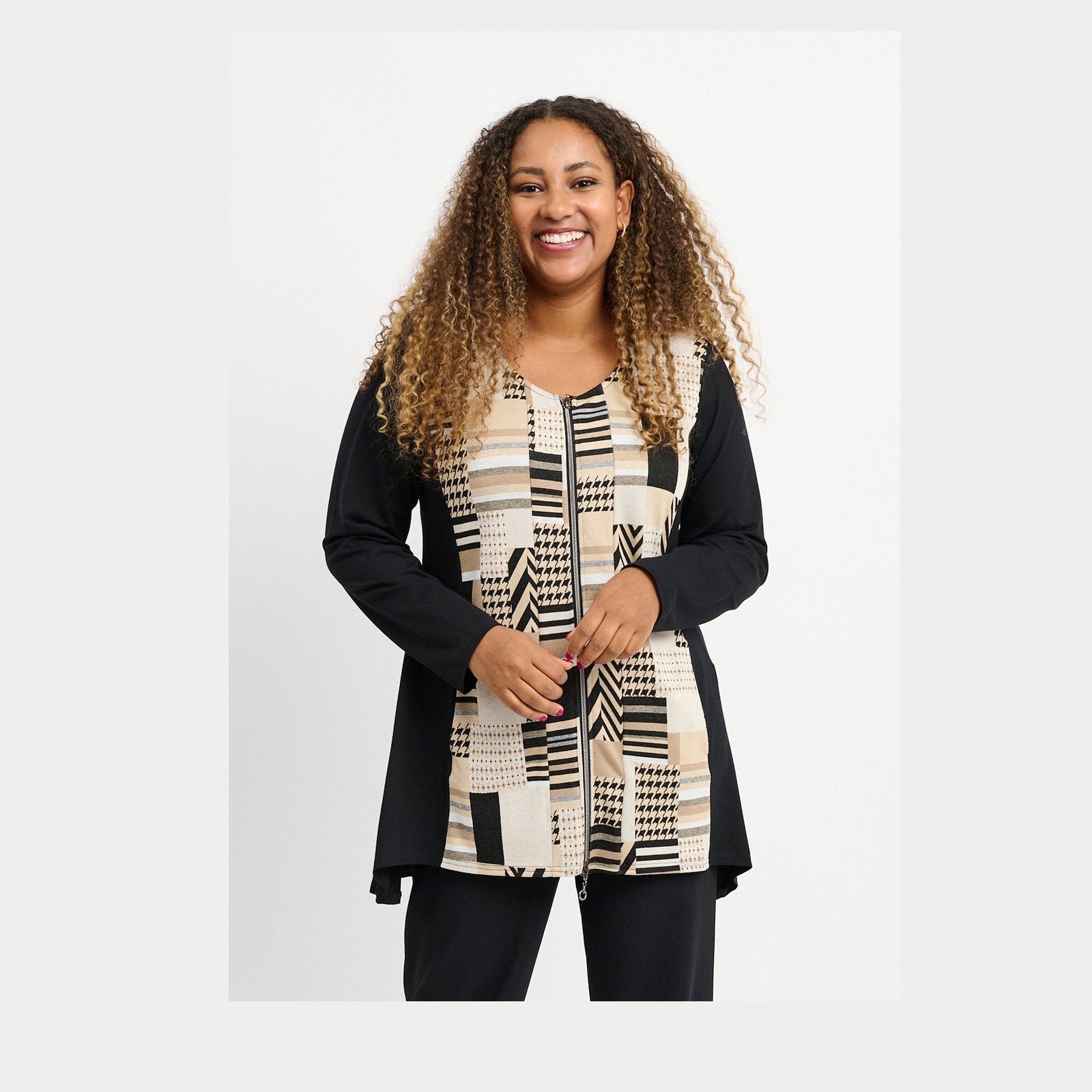 Pont Neuf PNMelissa Short Cardigan 1200 SAND
