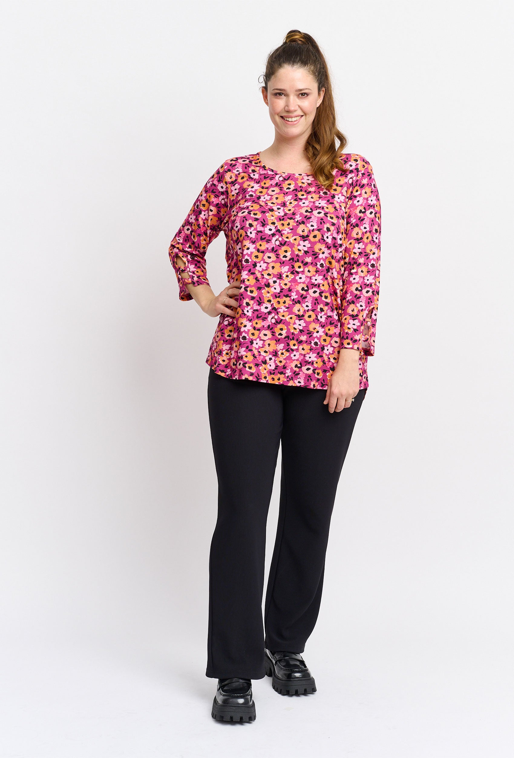 Pont Neuf PNMelly Bluser 163 Fuchsia