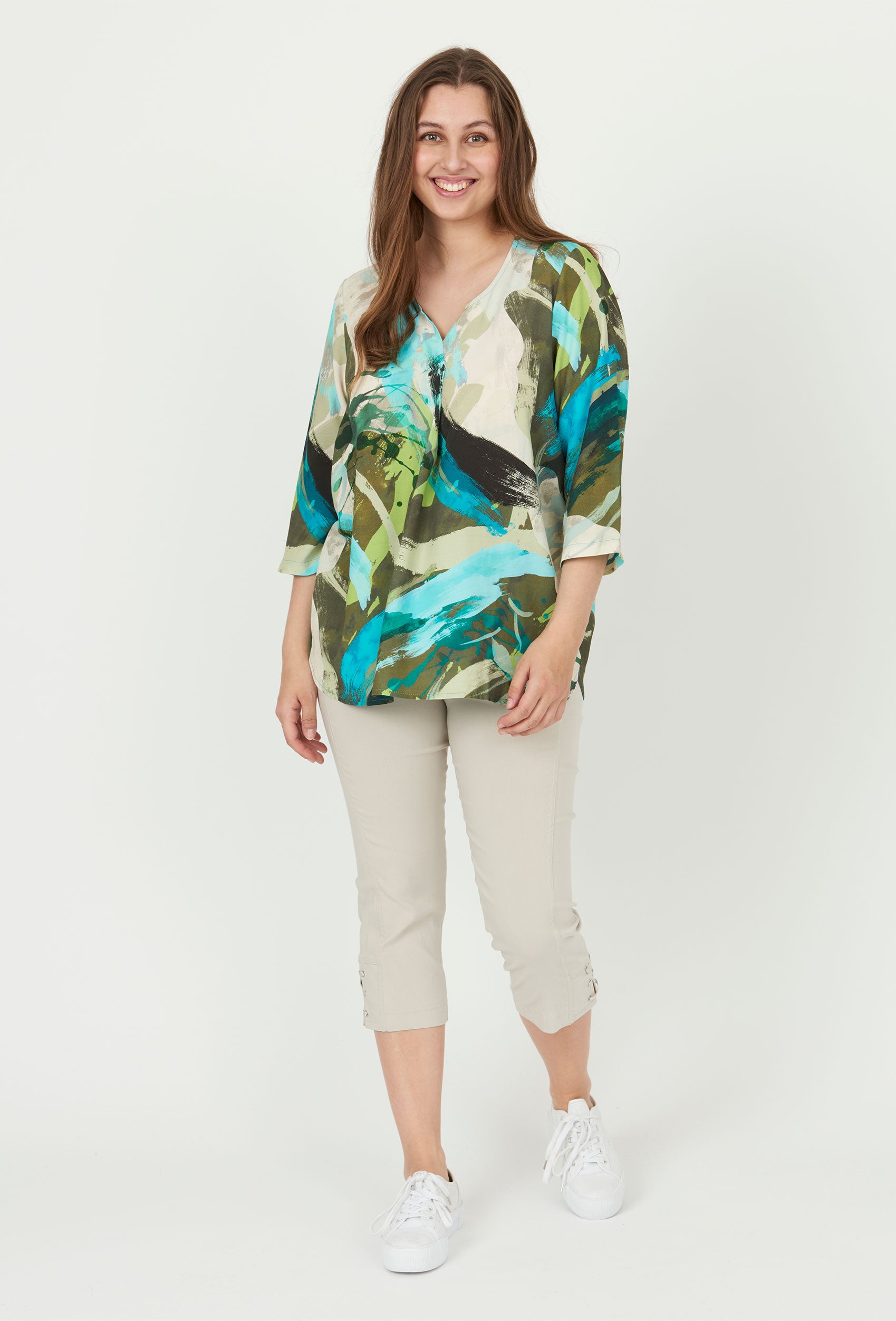 Pont Neuf PNMoude Bluser 523 Turquise