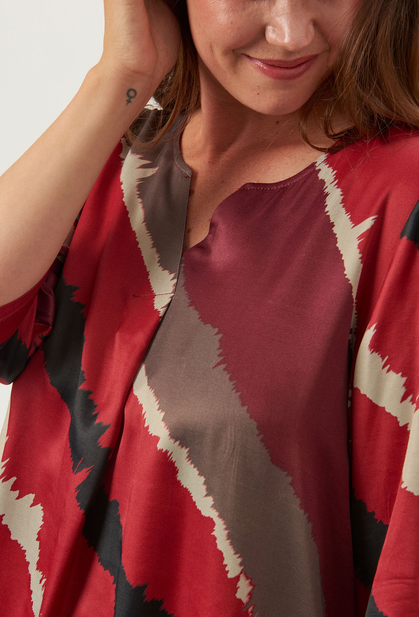 Pont Neuf PNMoude Bluser 354 Warm Red