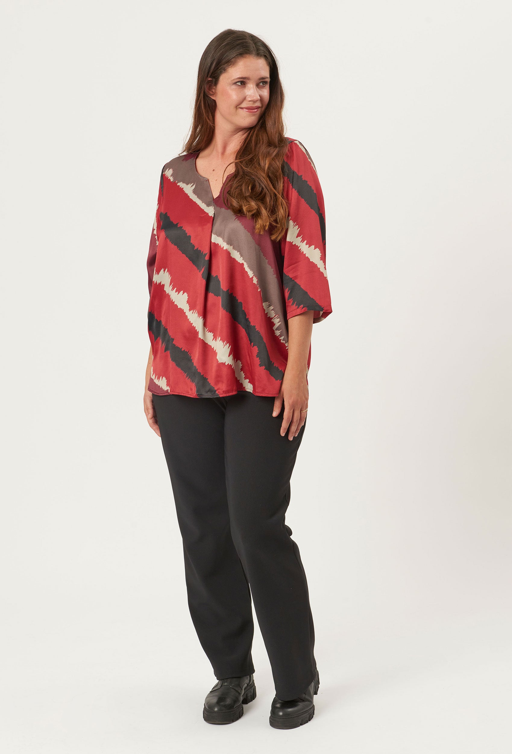 Pont Neuf PNMoude Bluser 354 Warm Red