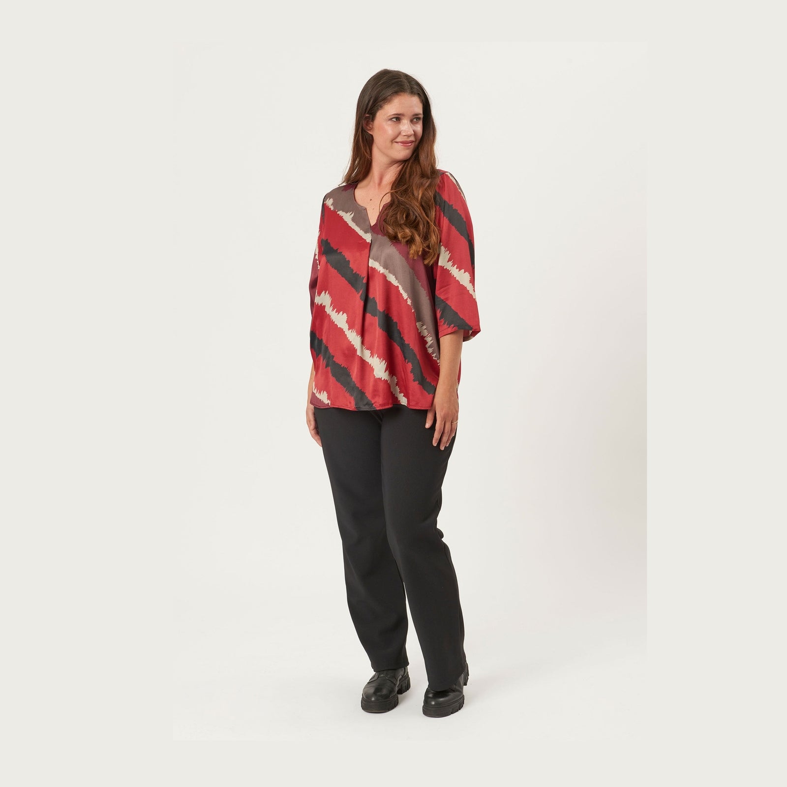 Pont Neuf PNMoude Bluser 354 Warm Red