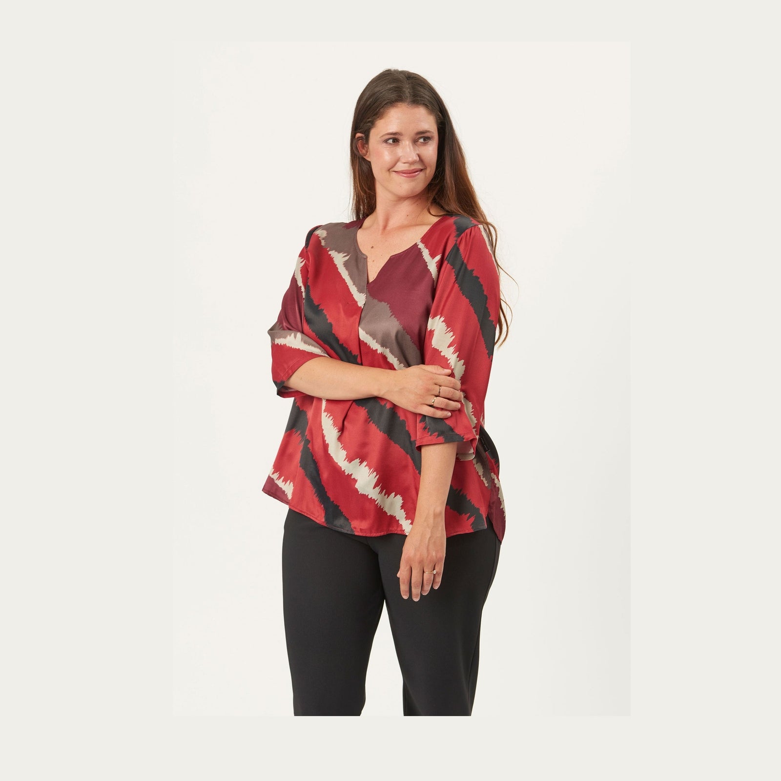 Pont Neuf PNMoude Bluser 354 Warm Red