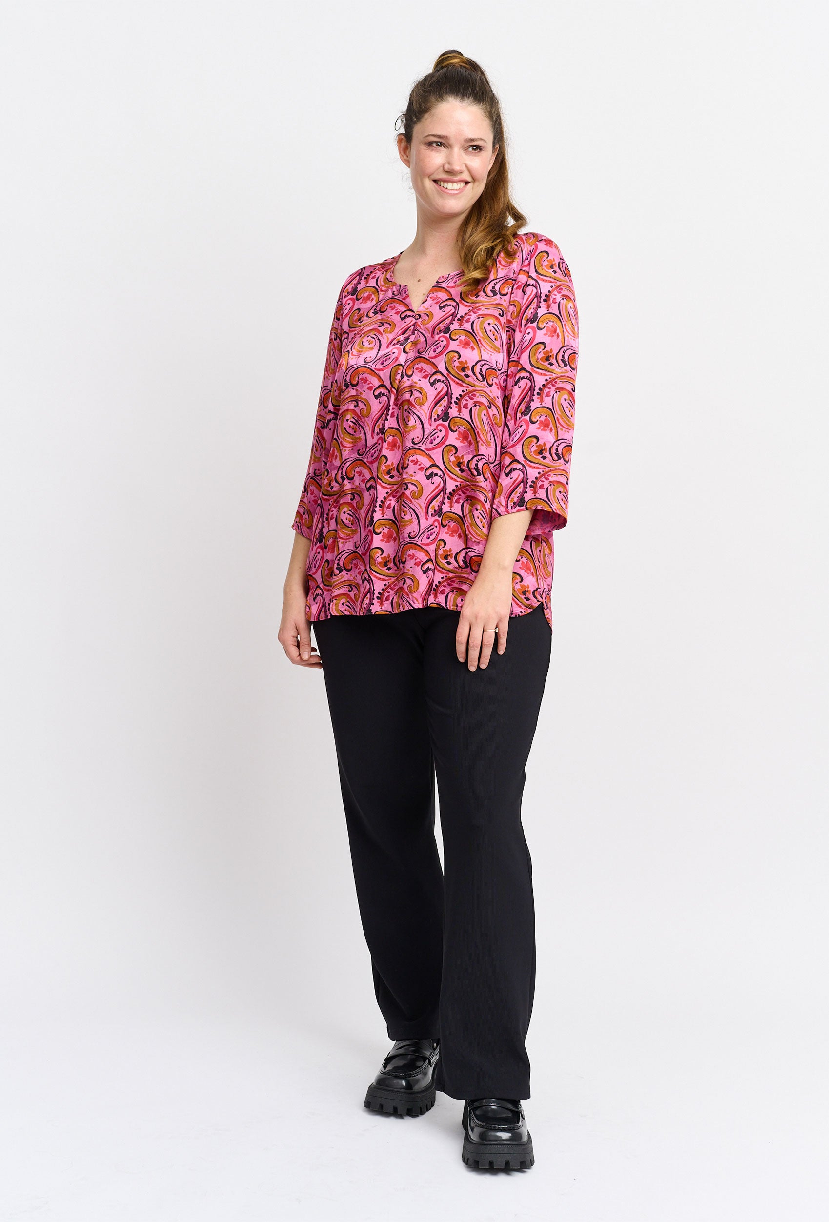 Pont Neuf PNMoude Bluser 163 Fuchsia