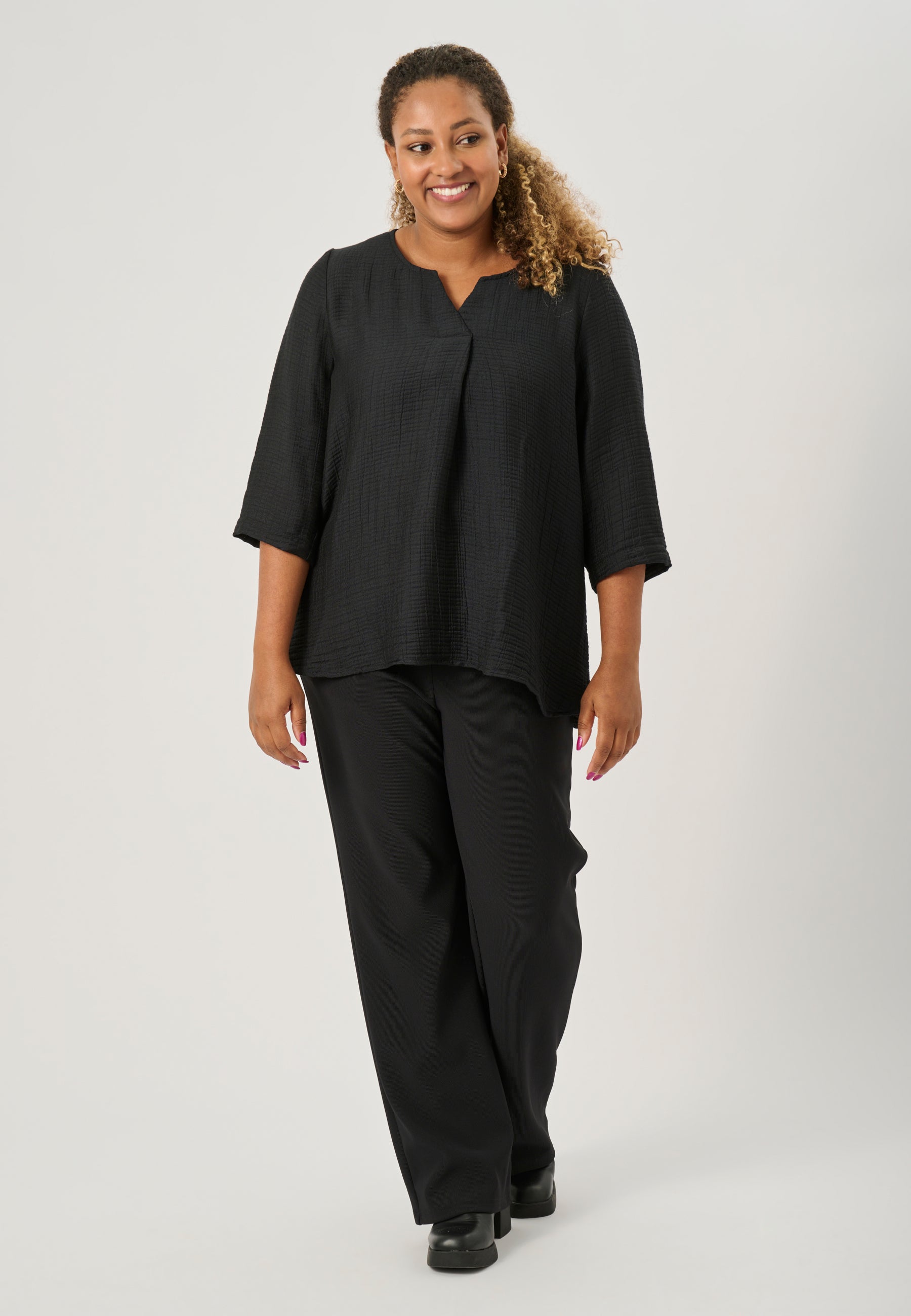 Pont Neuf PNMoude Bluser 9999 BLACK