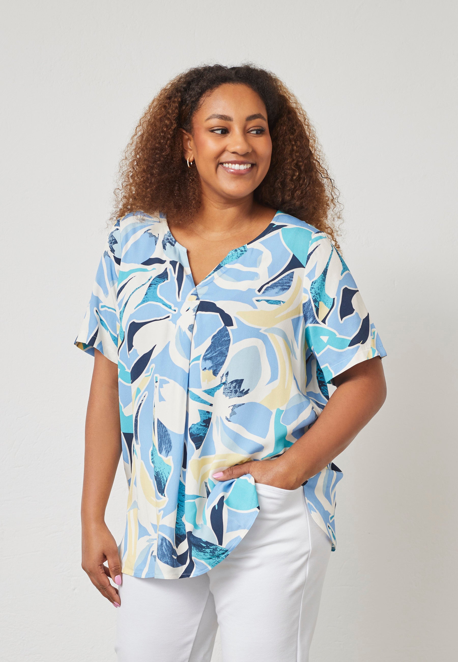 Pont Neuf PNMoude Sia T-Shirt 5340 Ocean blue