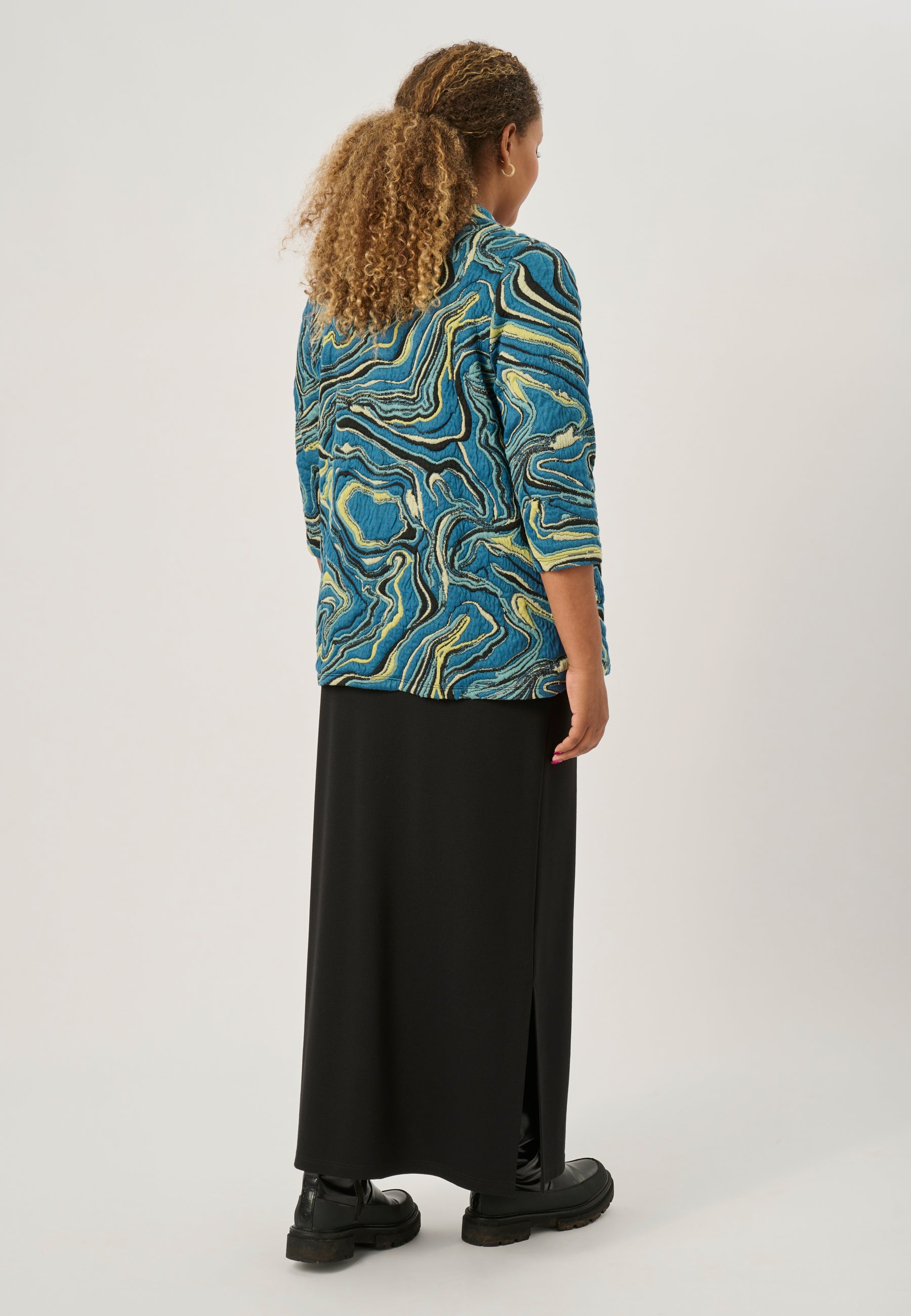 Pont Neuf PNNAjda Bluser 5052 Petrol Blue