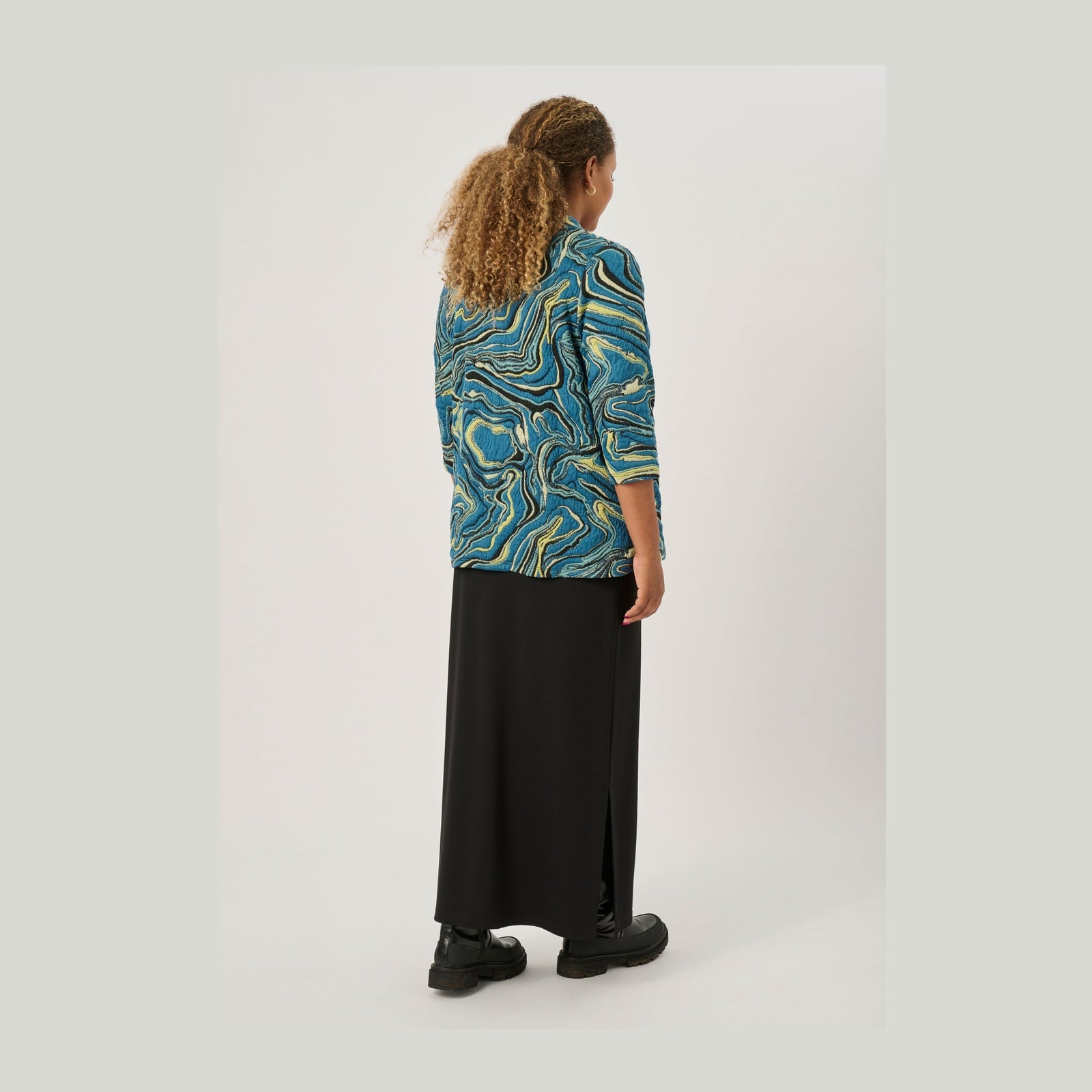 Pont Neuf PNNAjda Bluser 5052 Petrol Blue