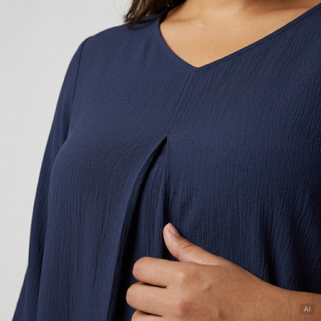 Pont Neuf PNNadina Bluser 520 Navy