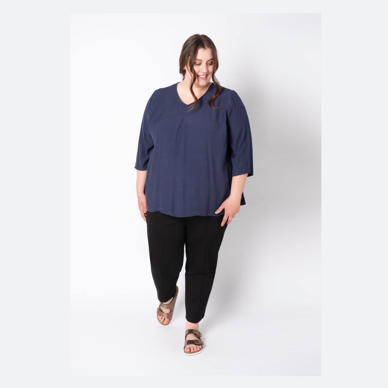 Pont Neuf PNNadina Bluser 520 Navy