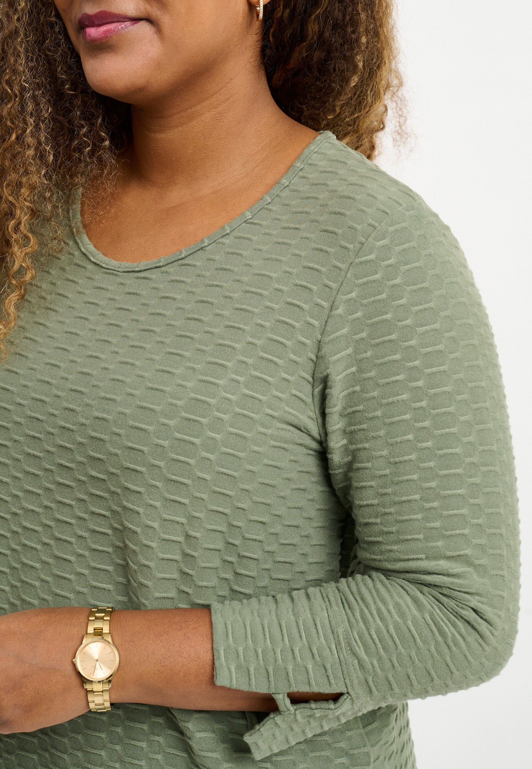 Pont Neuf PNNelly Bluser 3506 Khaki Green