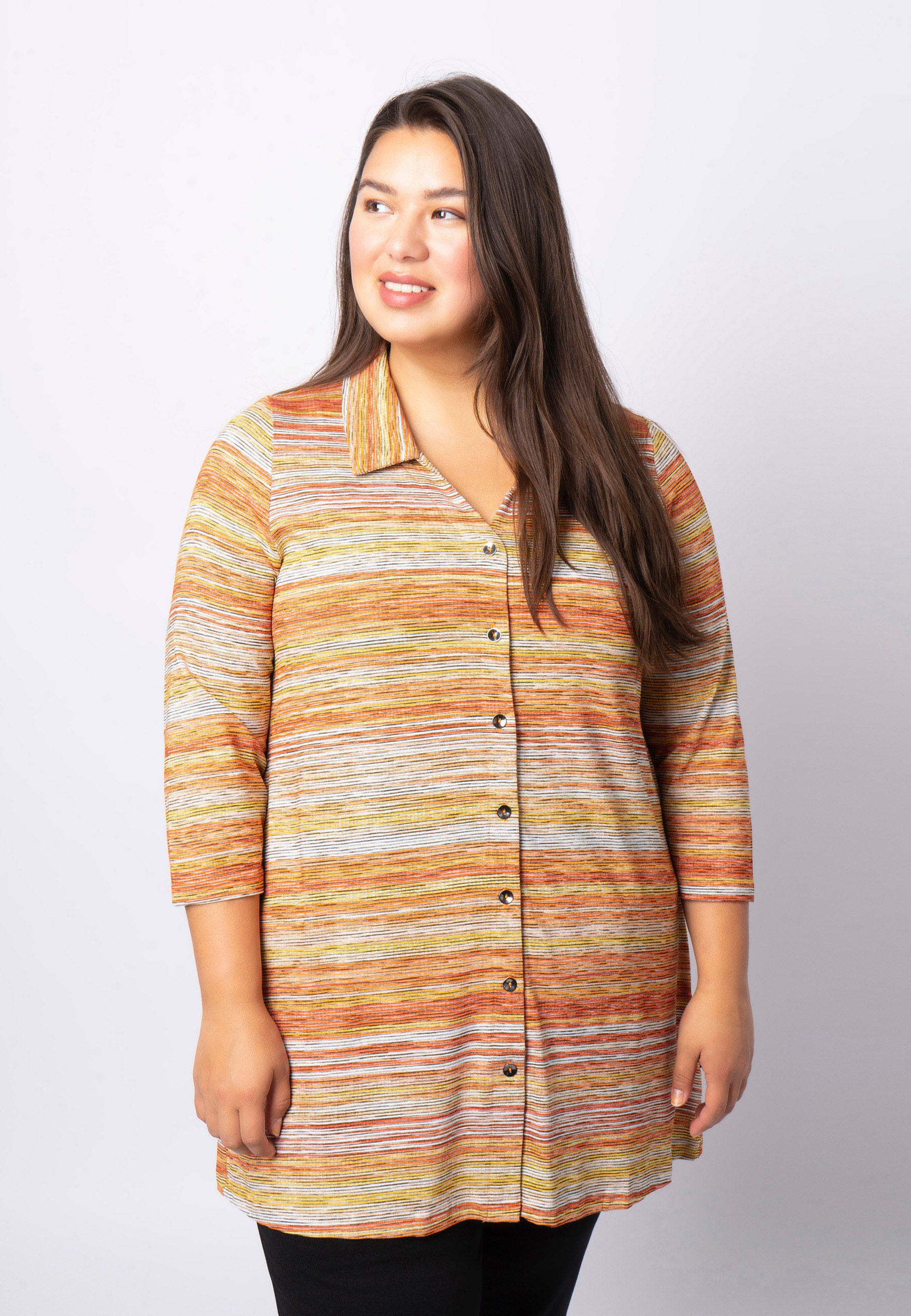 Pont Neuf PNPearl Skjortebluser 242 Sunny Orange