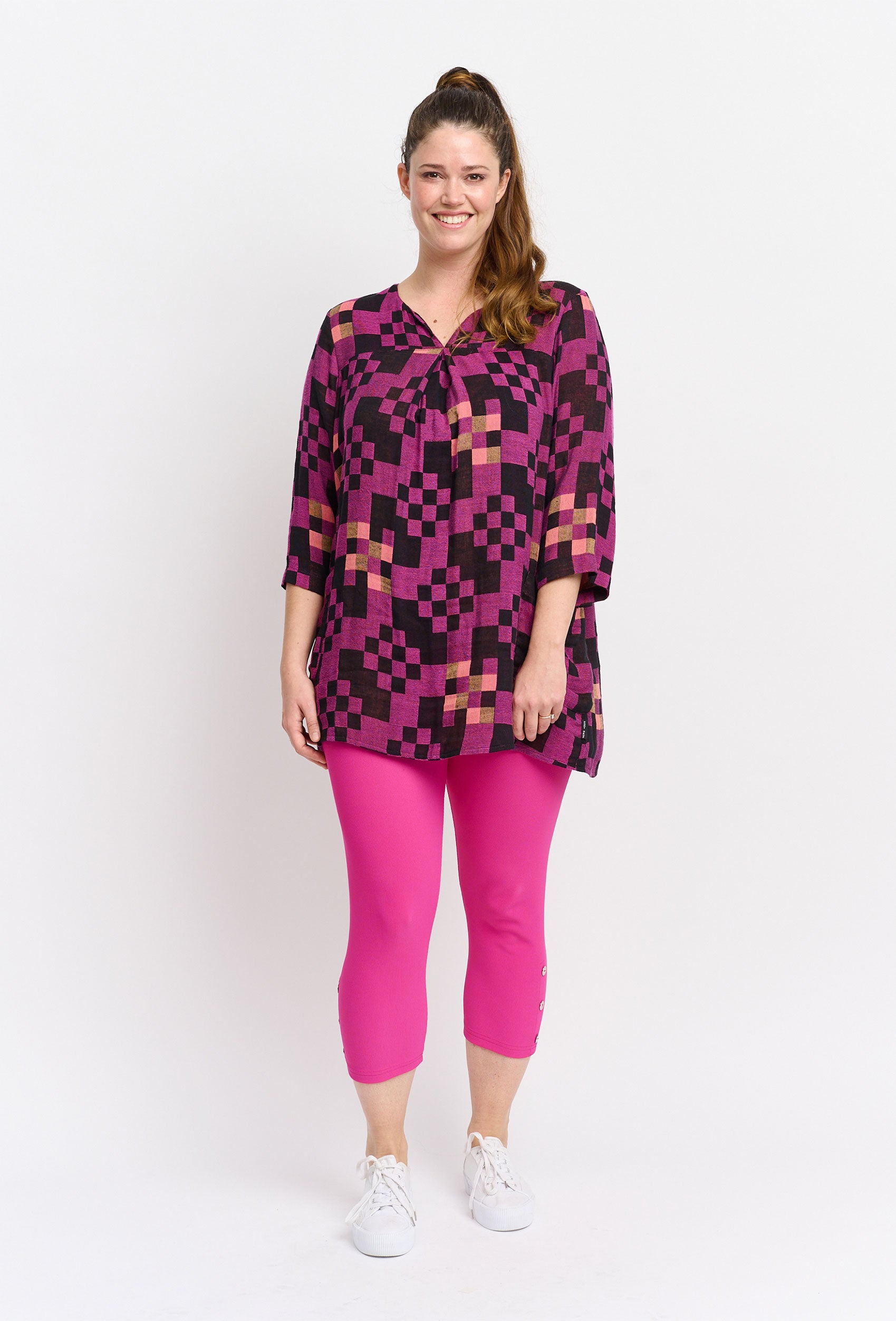 Pont Neuf PNRaben Tea Tunikaer 163 Fuchsia