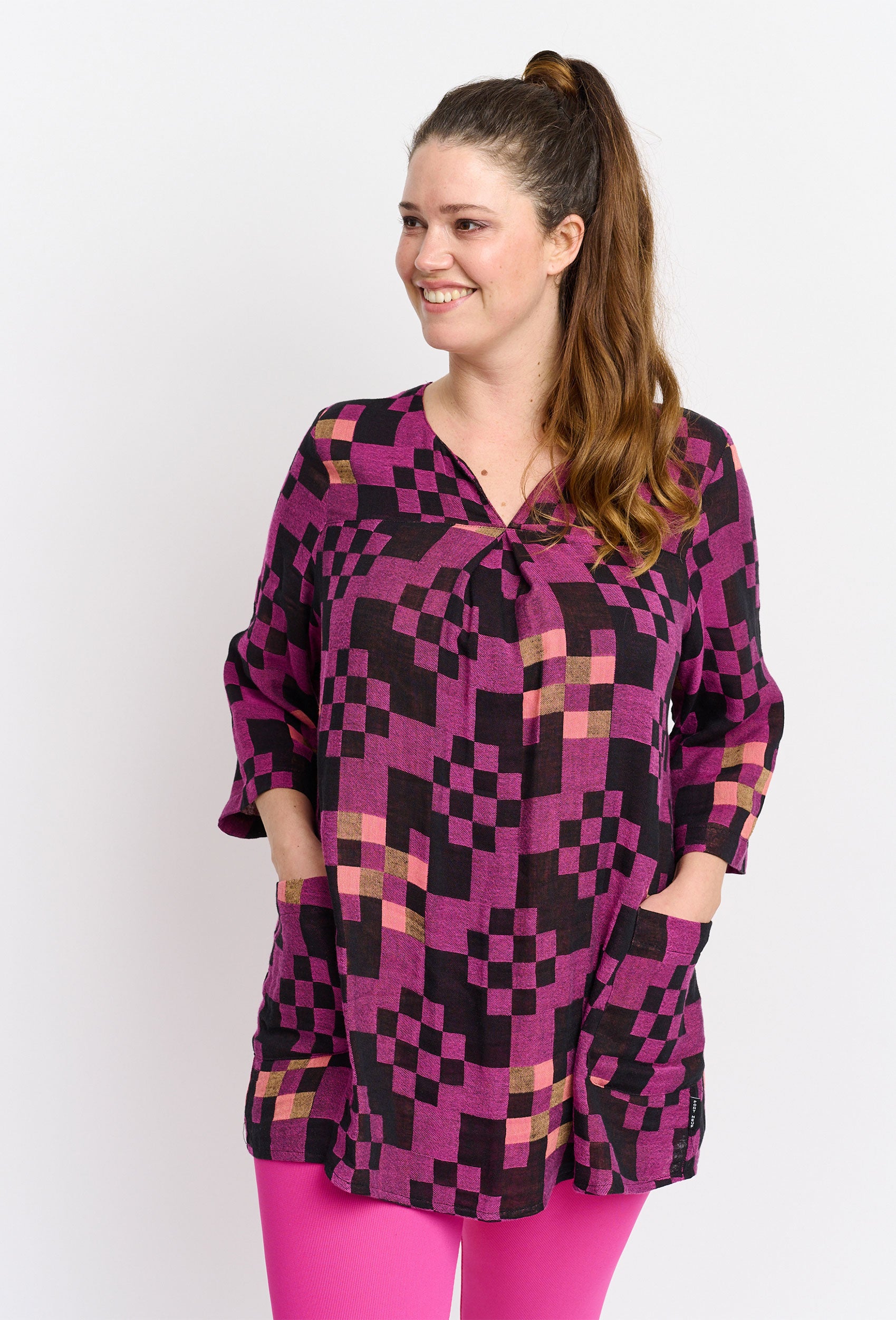 Pont Neuf PNRaben Tea Tunikaer 163 Fuchsia