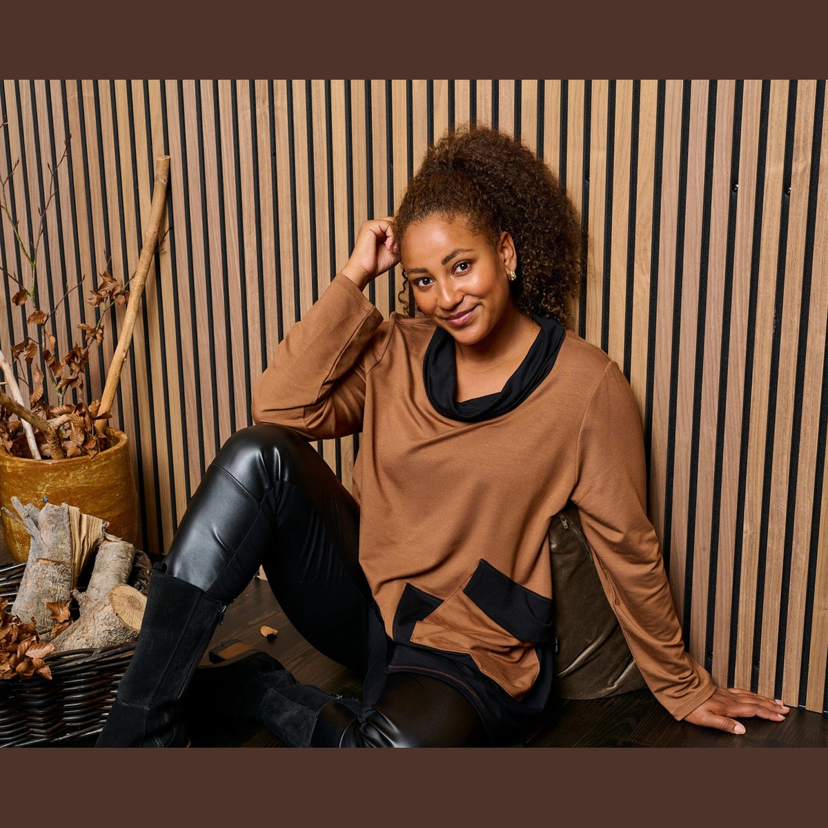 Pont Neuf PNRama Bluser 3372 Toffee