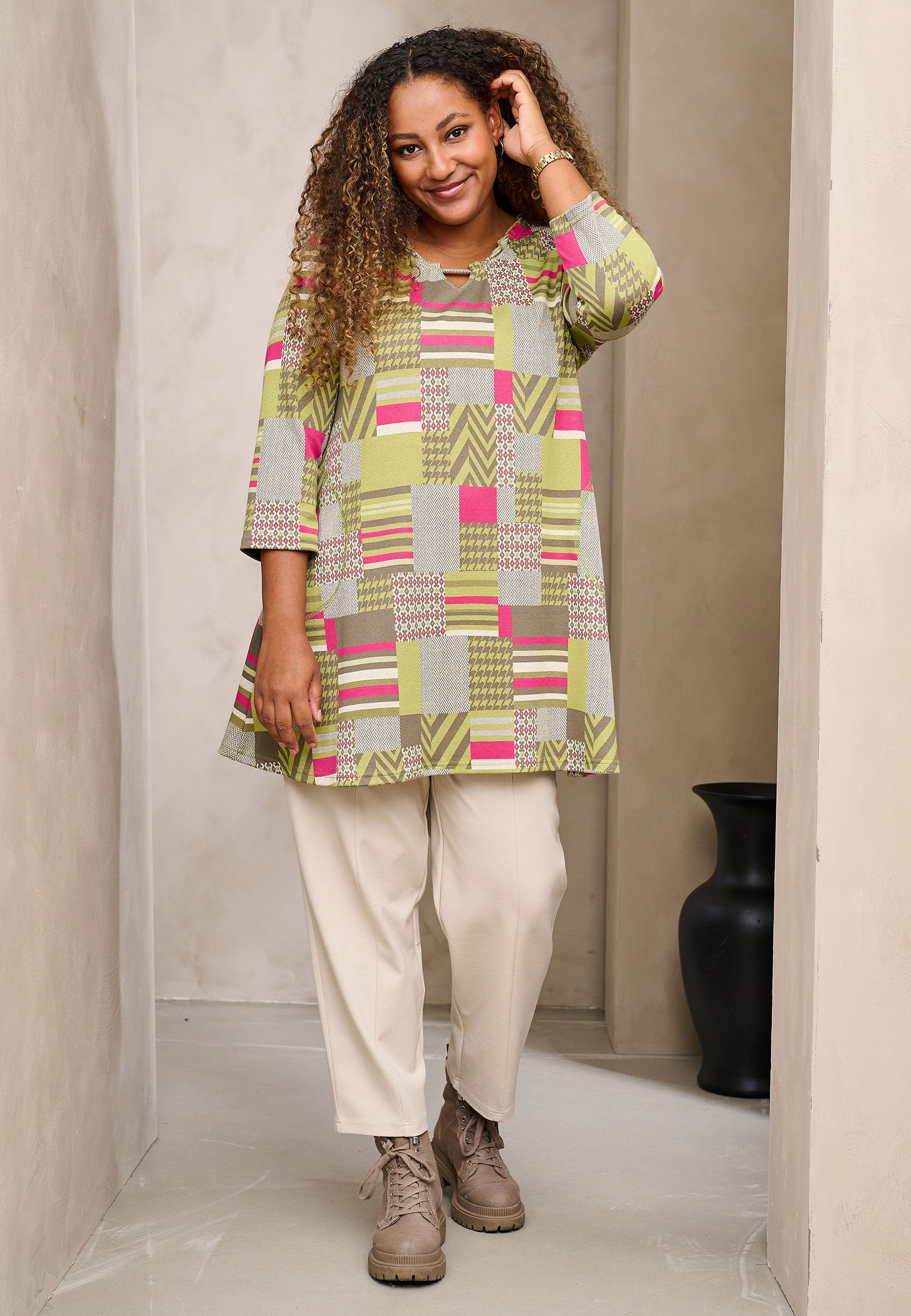 Pont Neuf PNRebekka Tunikaer 3506 Khaki Green