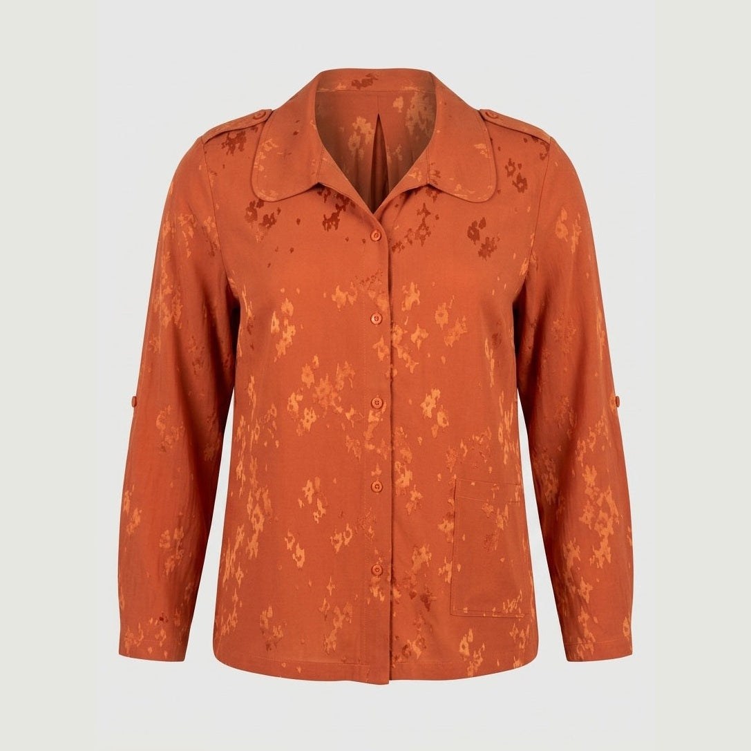 Pont Neuf PNRisa Skjortebluser 2544 Orange rust
