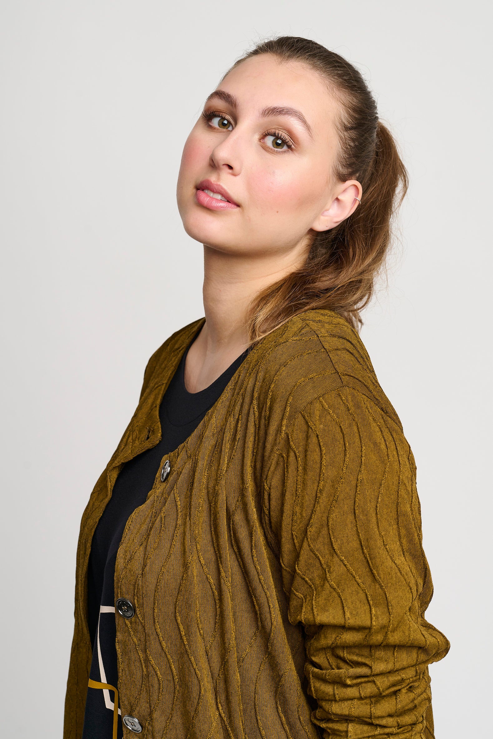 Pont Neuf PNRonja Cardigan 280 Golden Oak