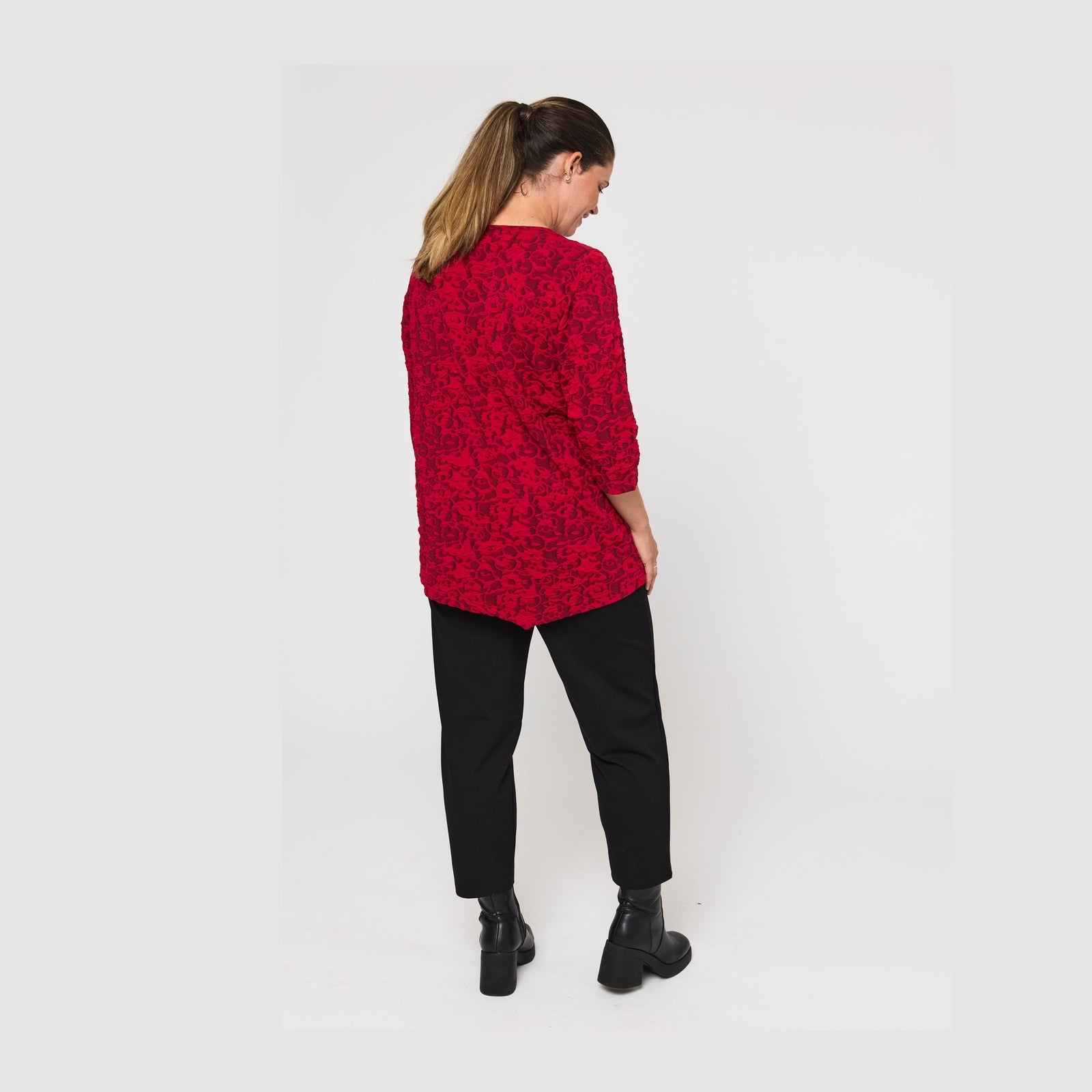 Pont Neuf PNRosalina Bluser 2600 Deep Red