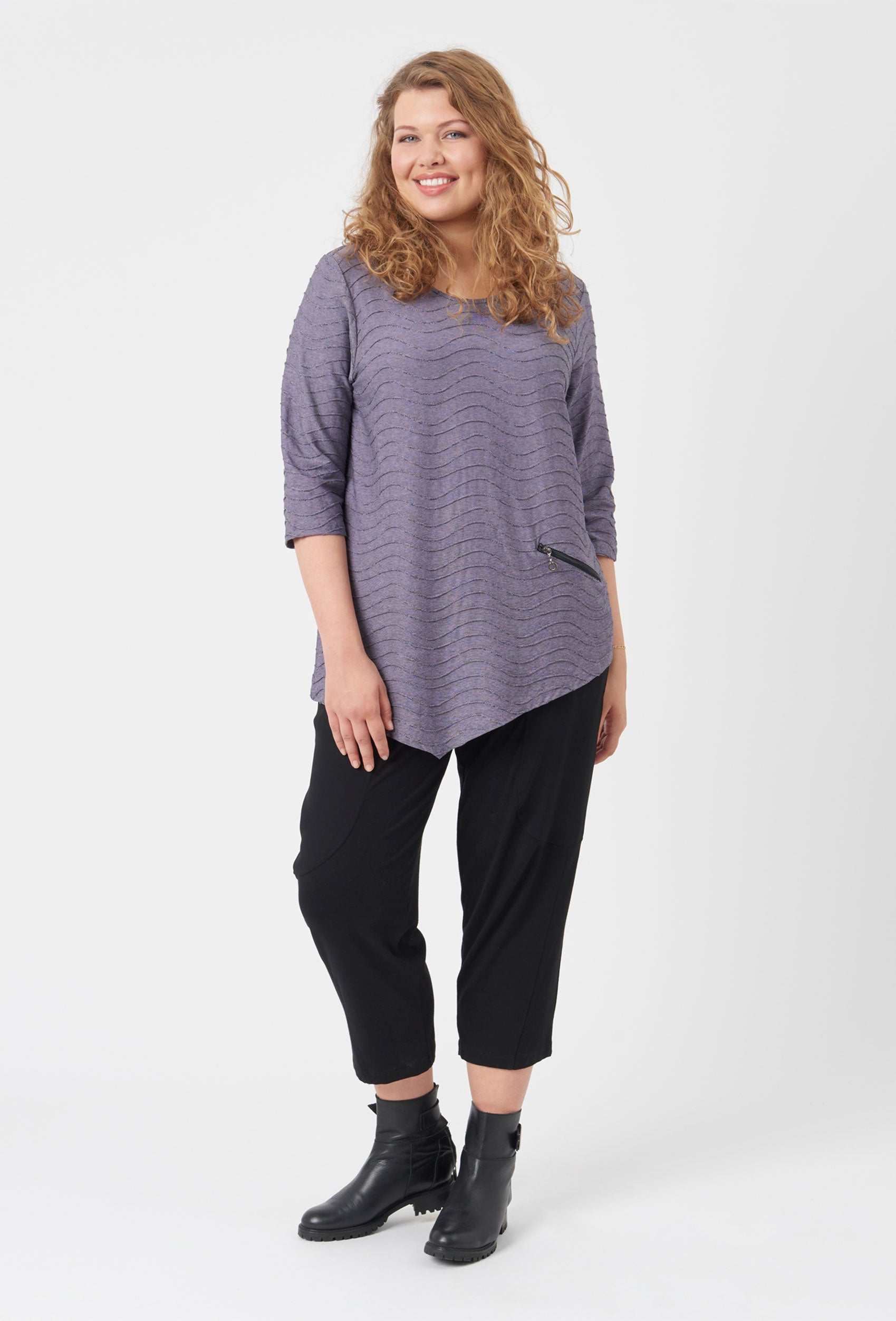 Pont Neuf PNRosalina Bluser 454 Purple